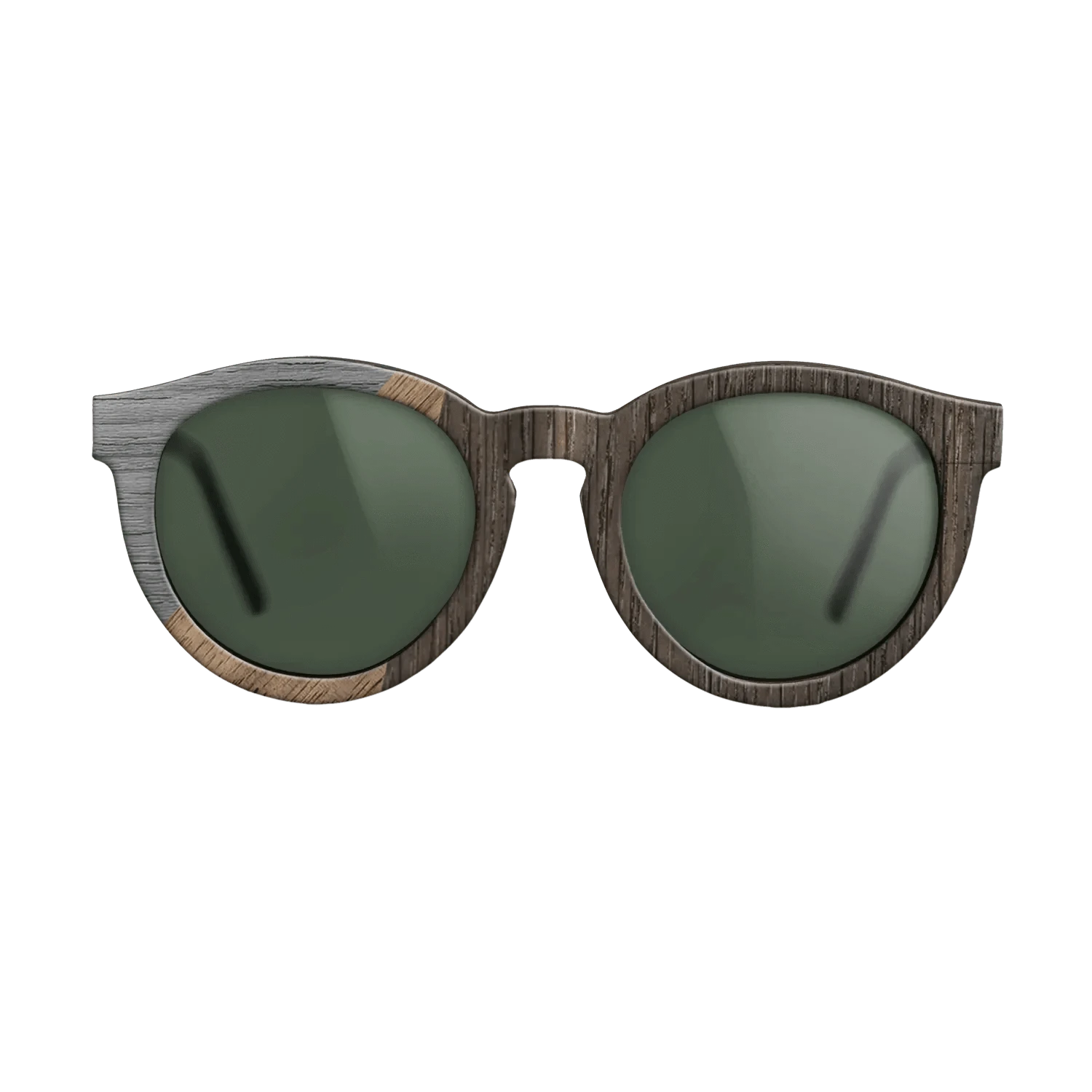 Walnut: Straight Grain,Fumed Oak,Poplar Dyed: Grey: Bauhaus - The Rebel - Round - 1705 - SIRIS wood optic