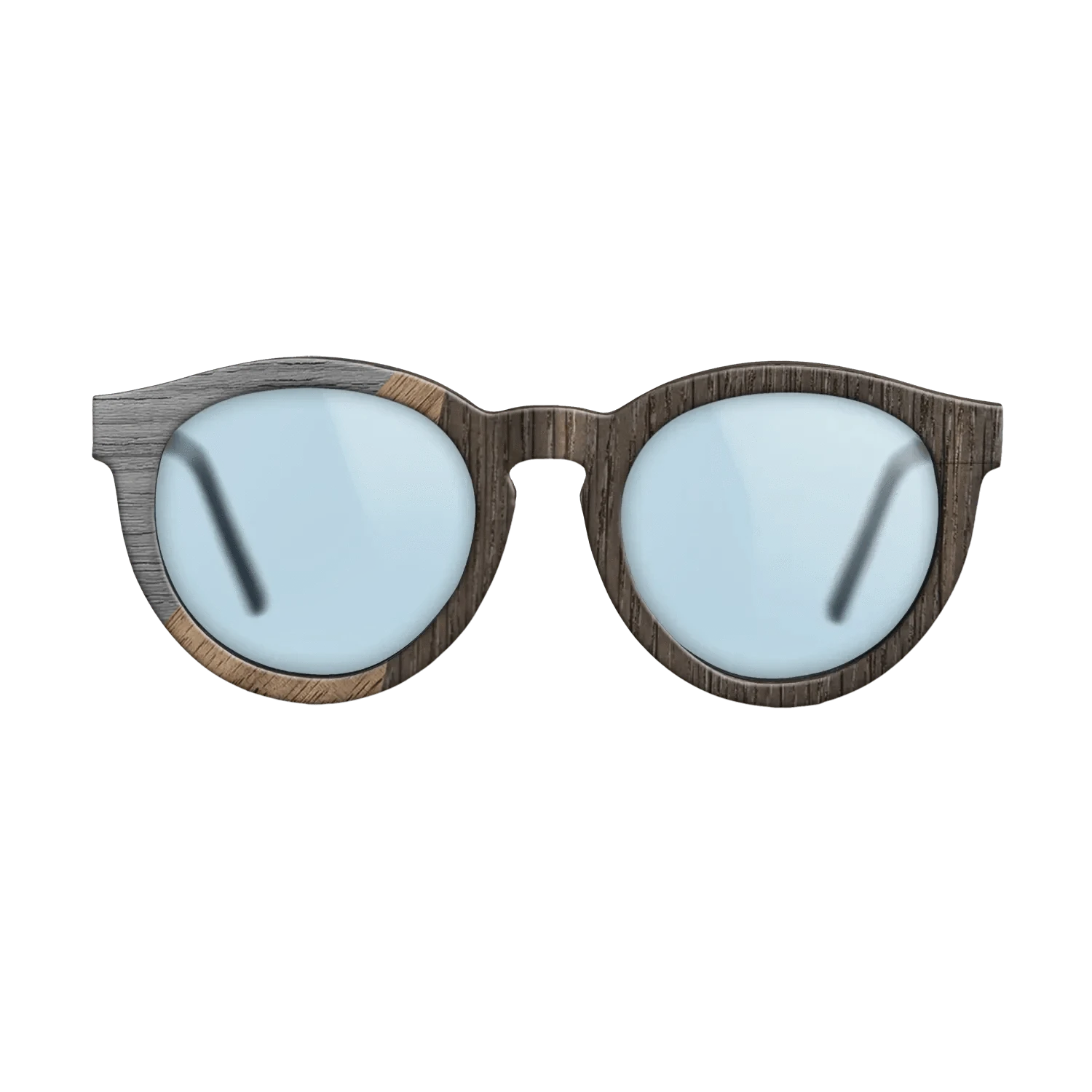 Walnut: Straight Grain,Fumed Oak,Poplar Dyed: Grey: Bauhaus - The Rebel - Round - 1705 - SIRIS wood optic