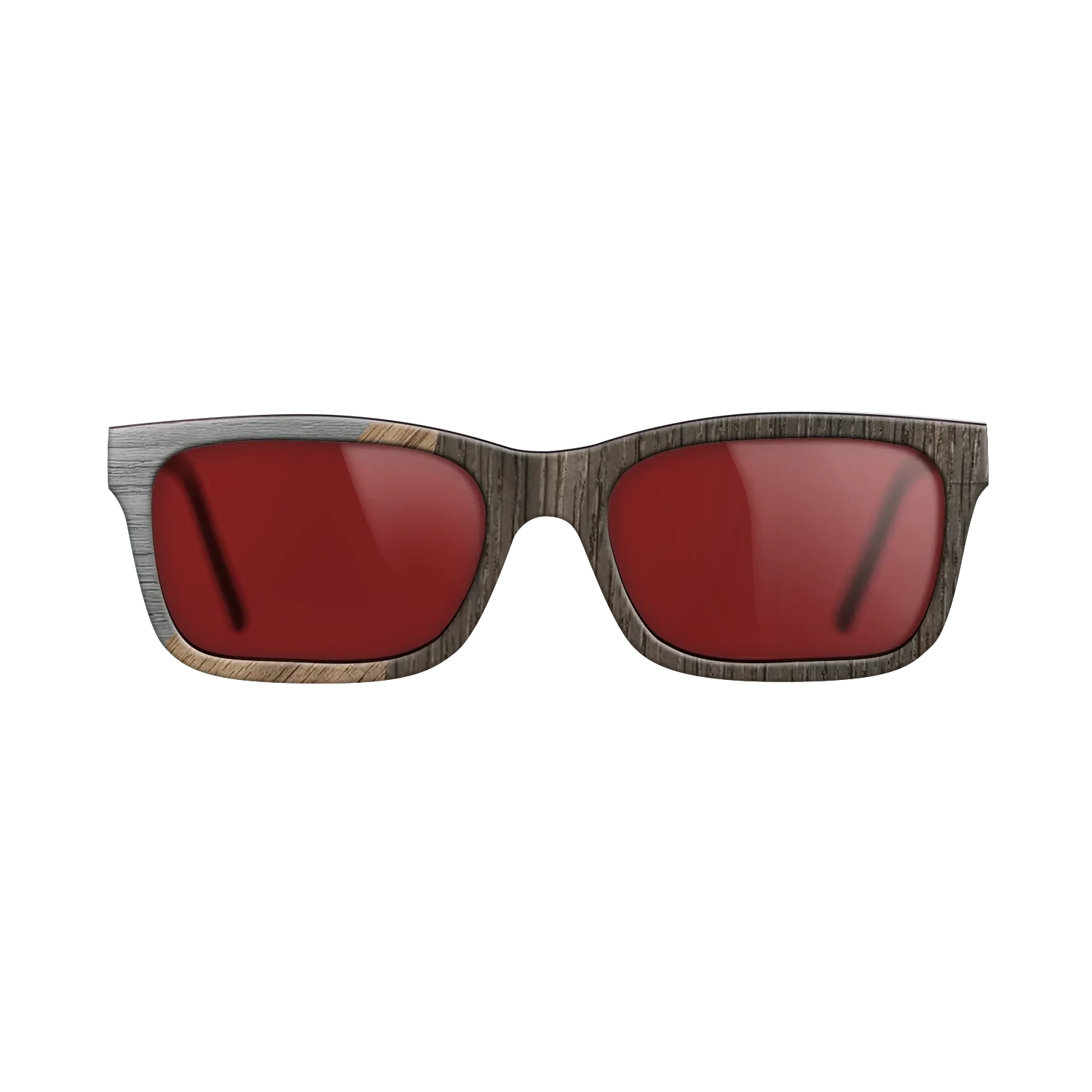 Walnut: Straight Grain,Fumed Oak,Poplar Dyed: Grey: Bauhaus - The Sage - Rectangle - 1705 - SIRIS wood optic