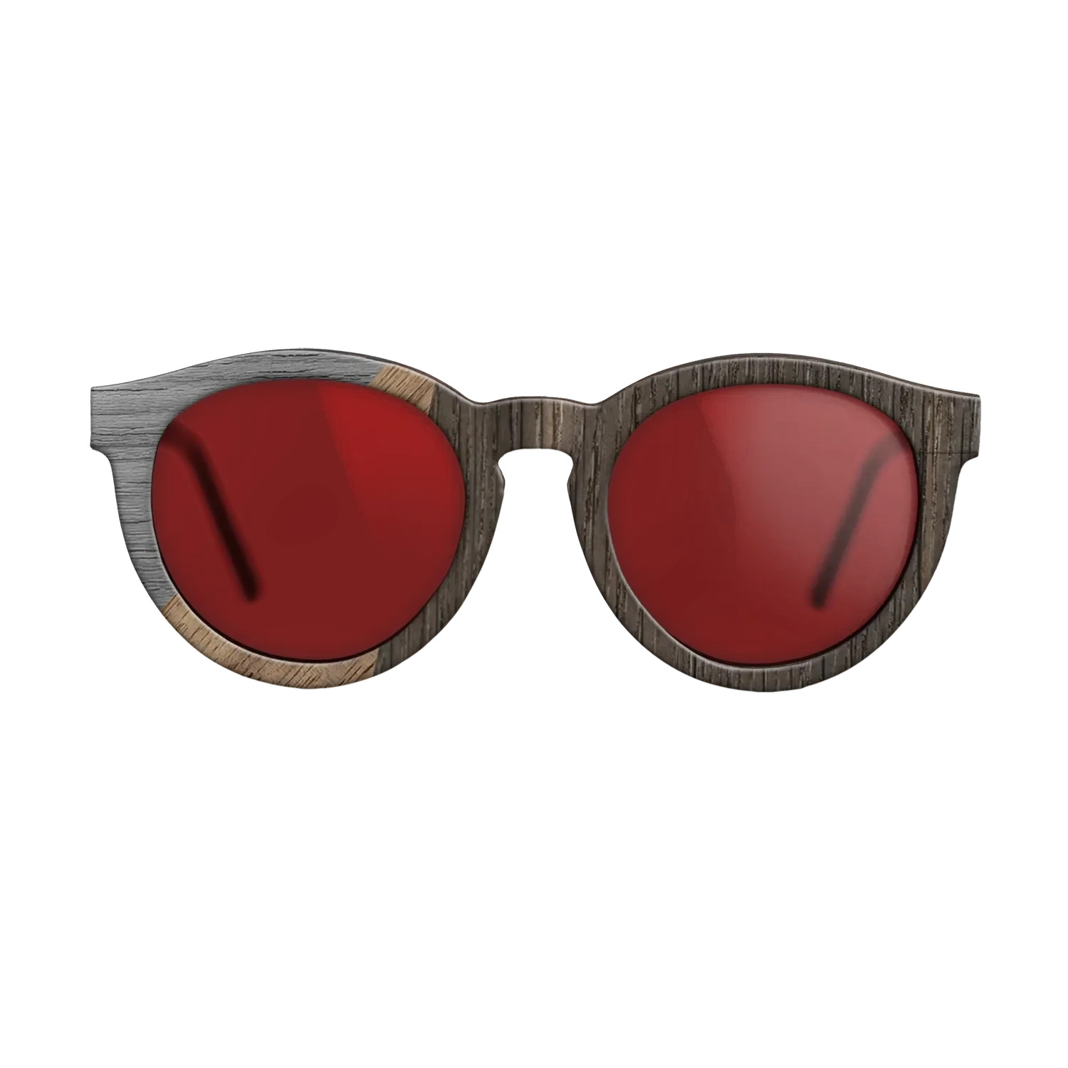 Walnut: Straight Grain,Fumed Oak,Poplar Dyed: Grey: Bauhaus - The Rebel - Round - 1705 - SIRIS wood optic