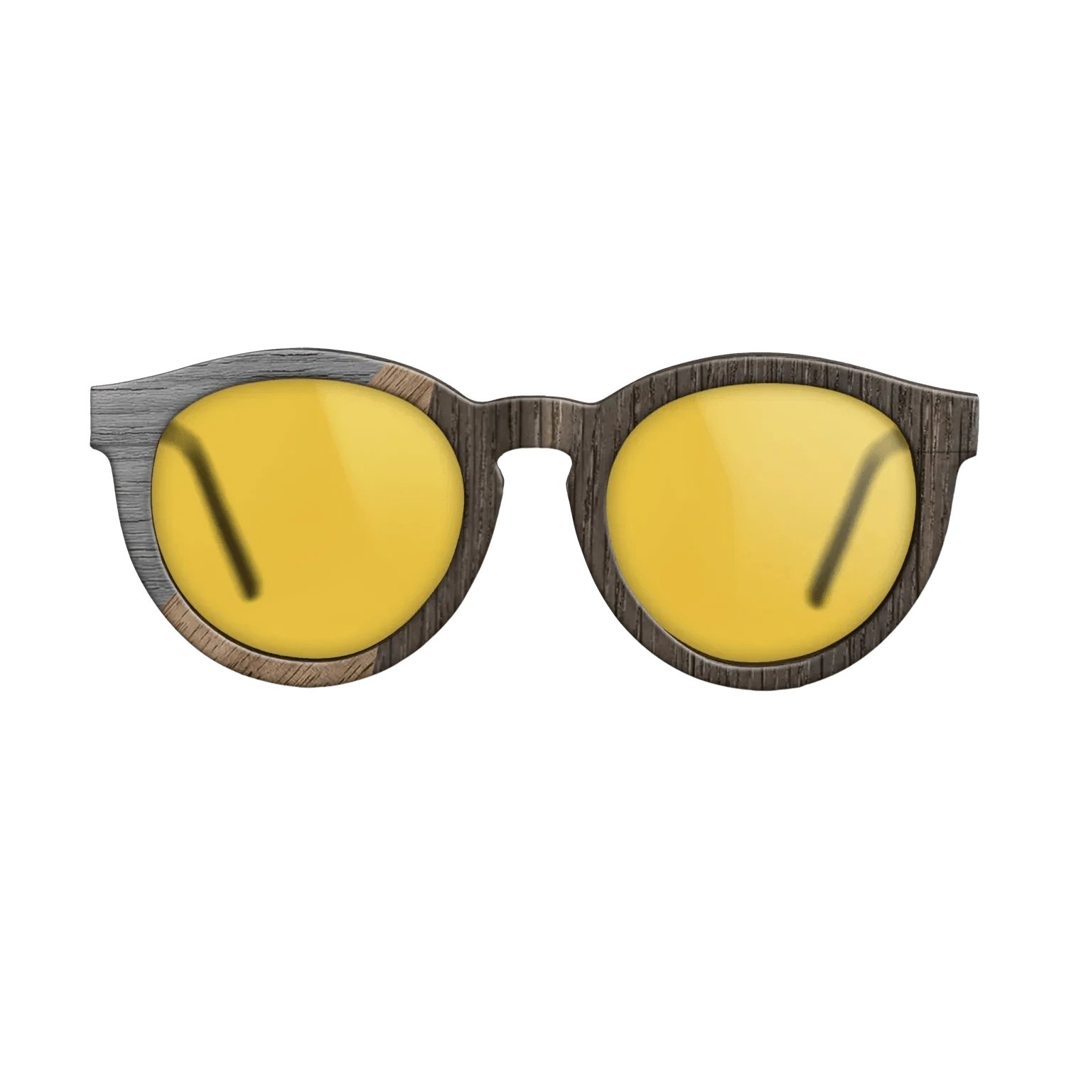 Walnut: Straight Grain,Fumed Oak,Poplar Dyed: Grey: Bauhaus - The Rebel - Round - 1705 - SIRIS wood optic