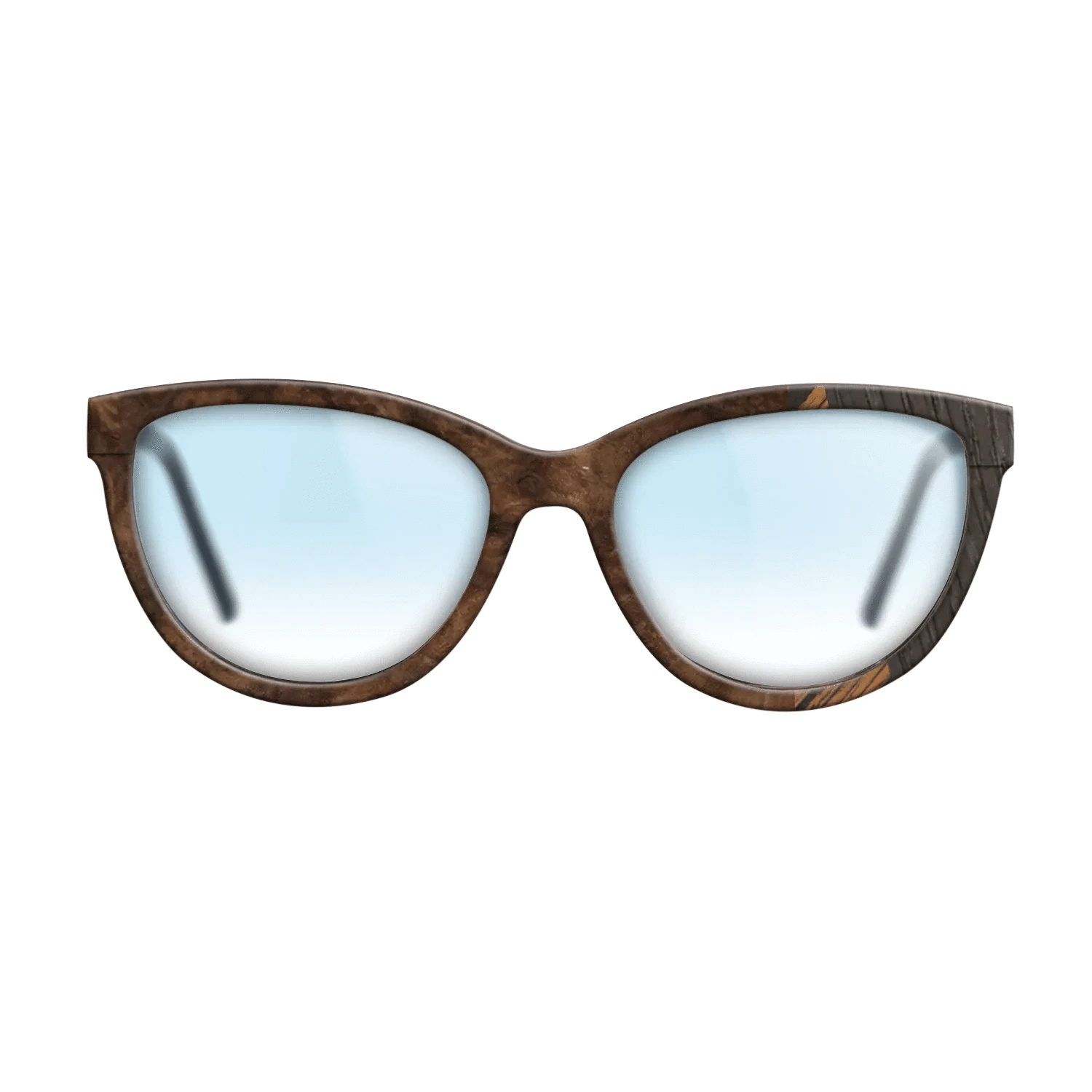 Italian Ebony,Walnut Burl,Poplar Dyed: Red,Walnut: Straight Grain: Fractal - The Maiden - Cat - 875 - SIRIS wood optic