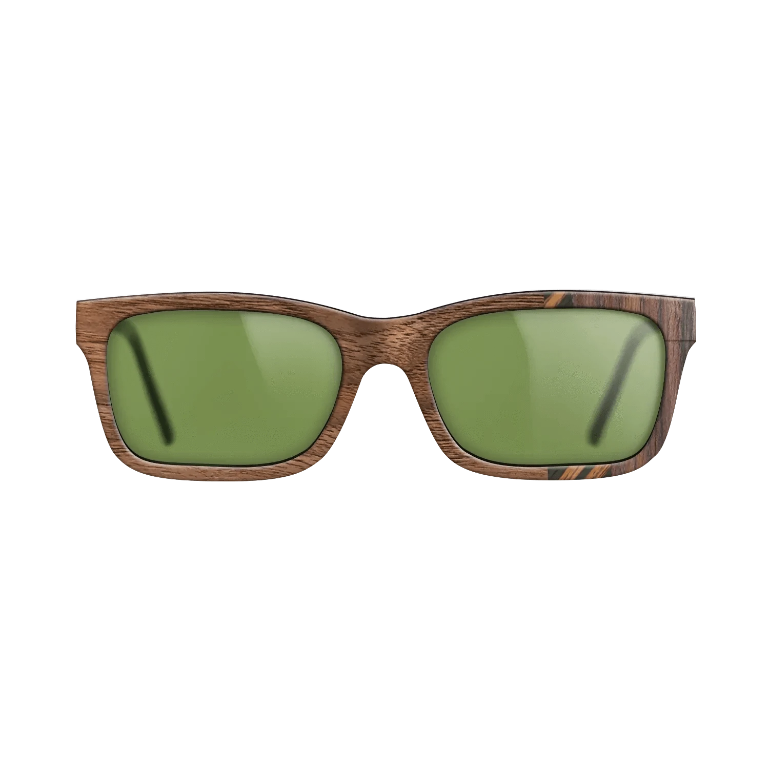 Italian Ebony,Rosewood Reconstituted,Walnut Claro Light: Fractal - The Sage - Rectangle - 1112 - SIRIS wood optic