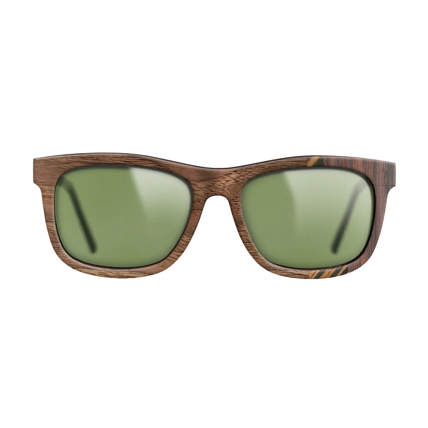 Italian Ebony,Rosewood Reconstituted,Walnut Claro Light: Fractal - The Hero - Square - 1112 - SIRIS wood optic