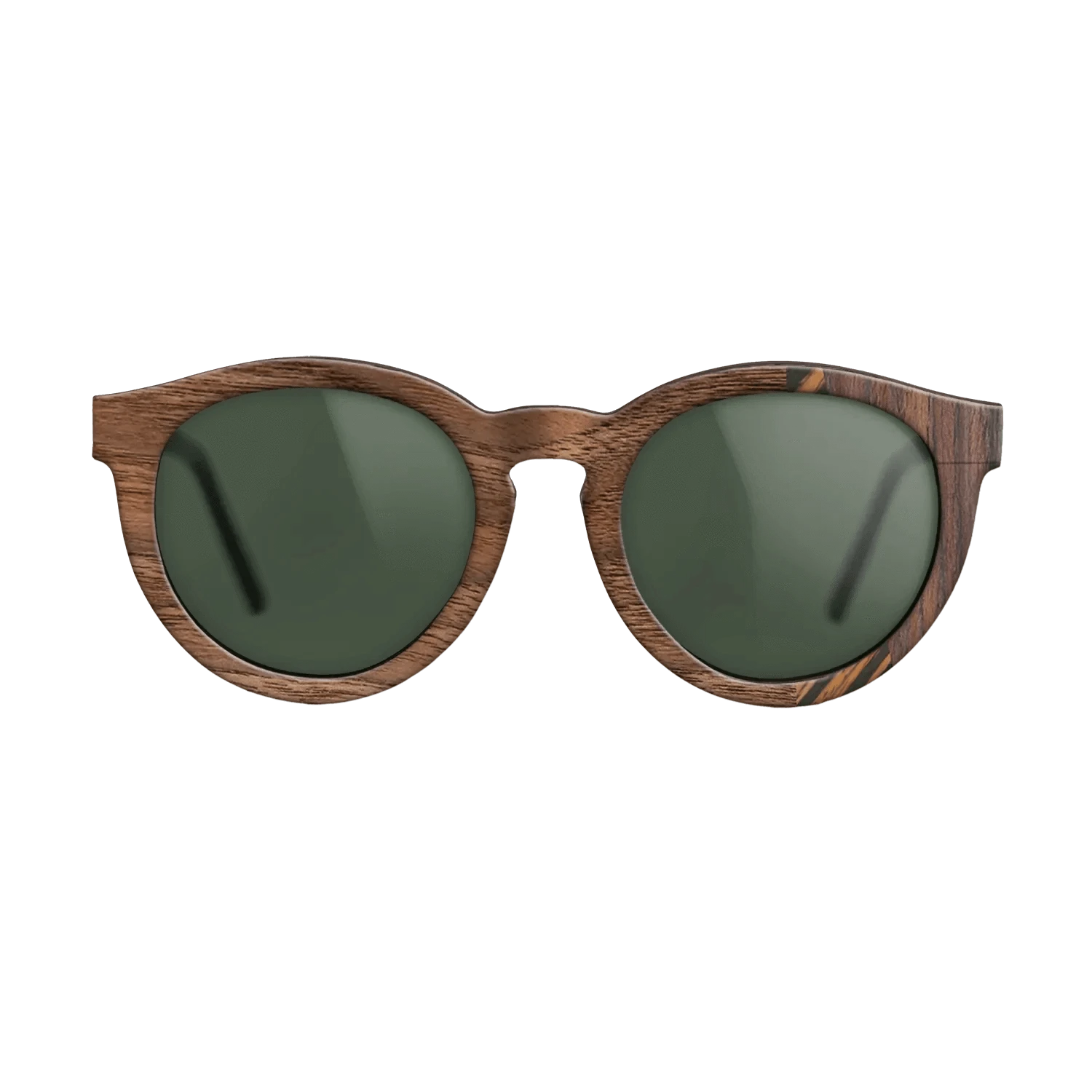 Italian Ebony,Rosewood Reconstituted,Walnut Claro Light: Fractal - The Rebel - Round - 1112 - SIRIS wood optic