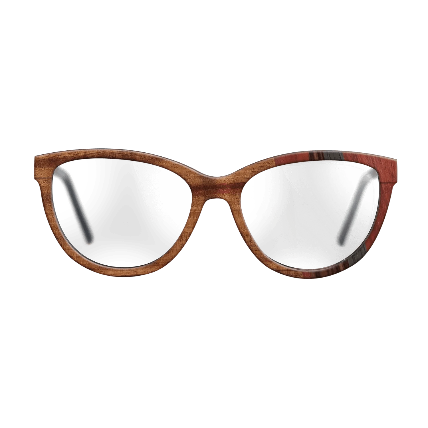 Walnut: Straight Grain,Koa,Poplar Dyed: Red,Kingwood,Fumed Oak: Fractal - The Maiden - Cat - 879 - SIRIS wood optic