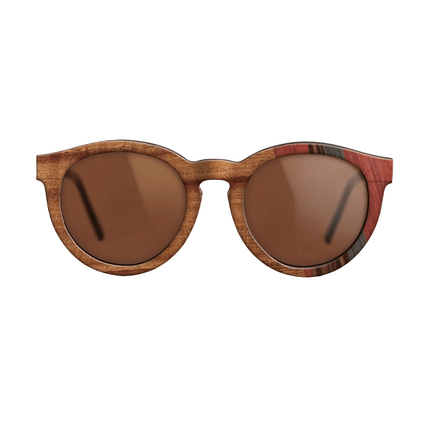 Walnut: Straight Grain,Koa,Poplar Dyed: Red,Kingwood,Fumed Oak: Fractal - The Rebel - Round - 879 - SIRIS wood optic