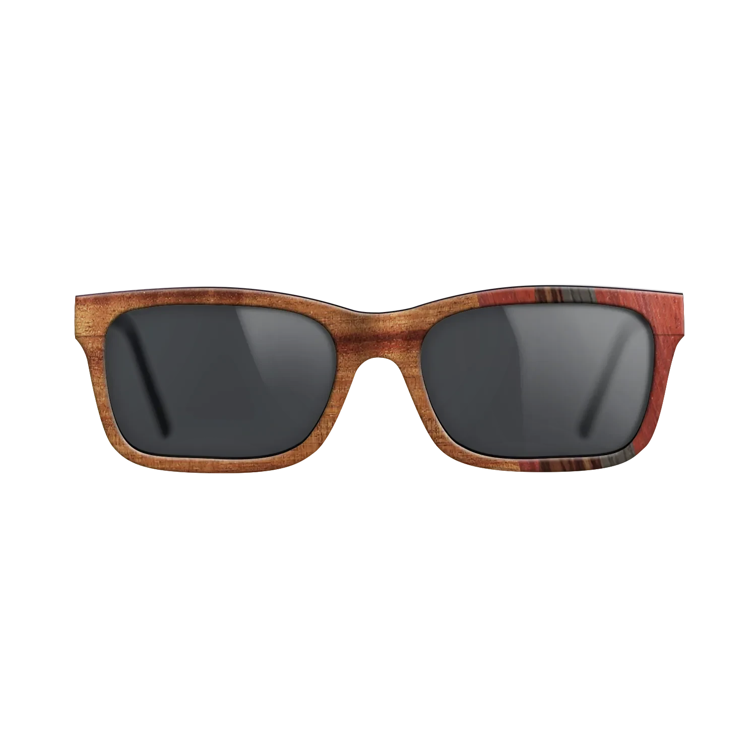 Walnut: Straight Grain,Koa,Poplar Dyed: Red,Kingwood,Fumed Oak: Fractal - The Sage - Rectangle - 879 - SIRIS wood optic