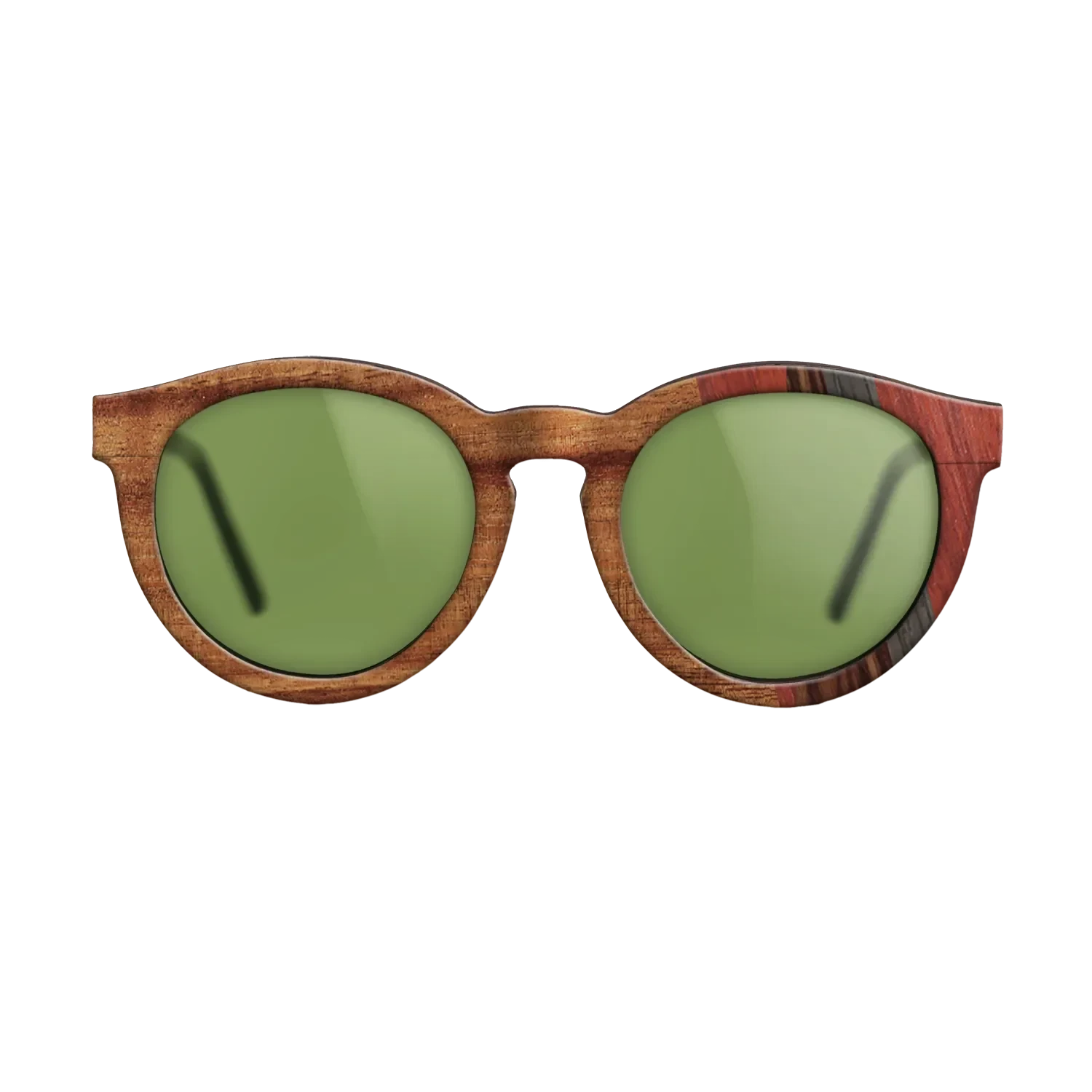 Walnut: Straight Grain,Koa,Poplar Dyed: Red,Kingwood,Fumed Oak: Fractal - The Rebel - Round - 879 - SIRIS wood optic