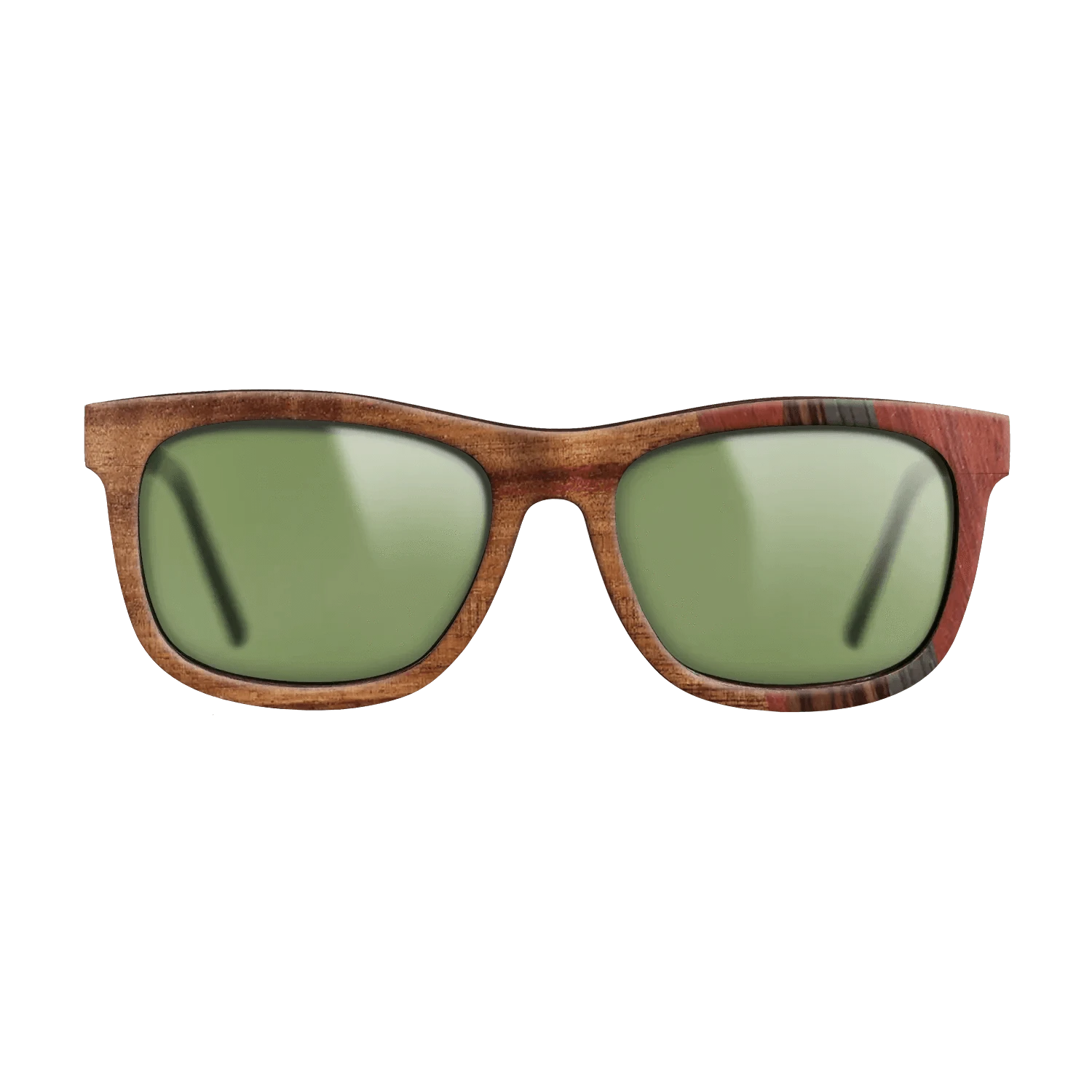 Walnut: Straight Grain,Koa,Poplar Dyed: Red,Kingwood,Fumed Oak: Fractal - The Hero - Square - 879 - SIRIS wood optic