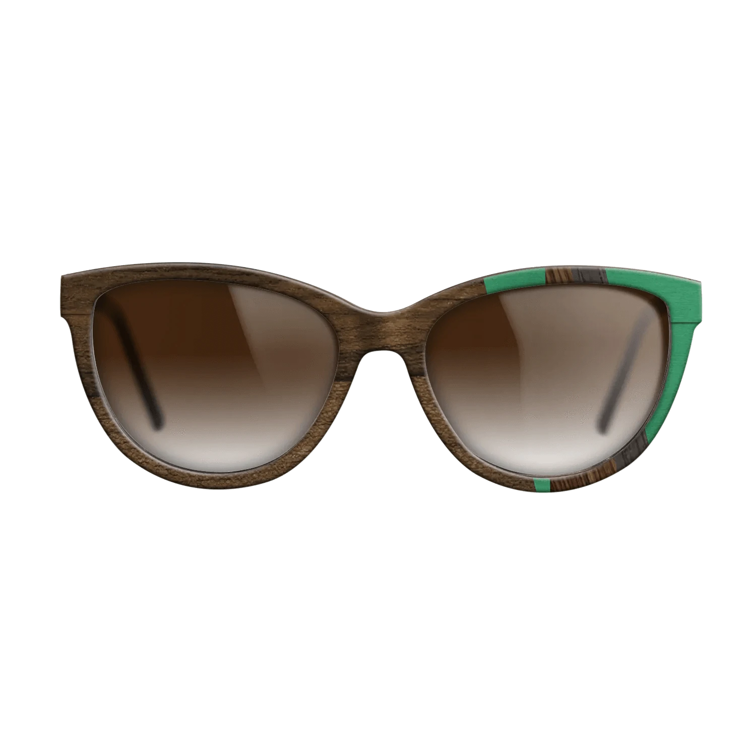 Ziricote Dark Quartered,Poplar Dyed: Green,Kingwood,Fumed Oak,Walnut: Straight Grain: Fractal - The Maiden - Cat - 1479 - SIRIS wood optic