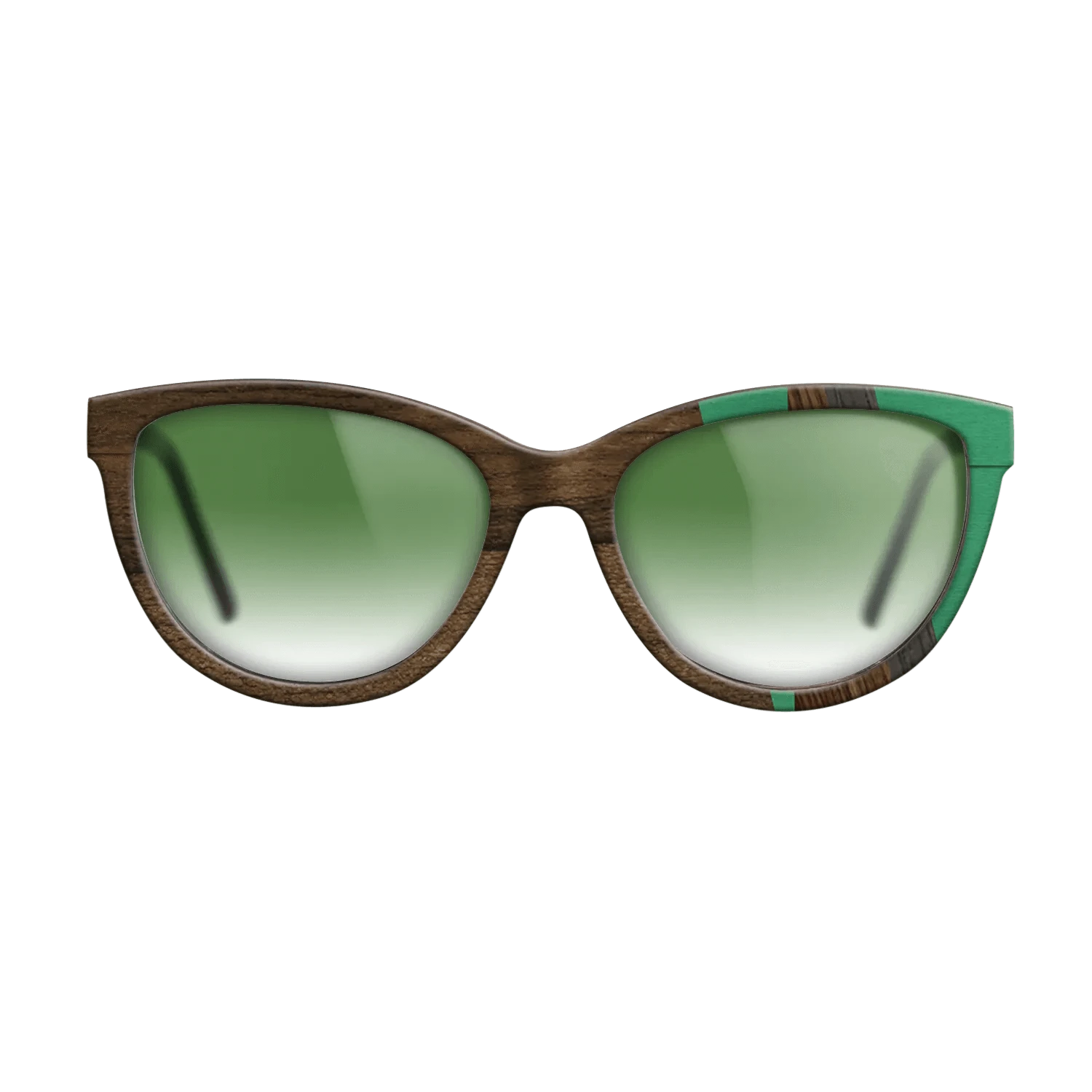 Ziricote Dark Quartered,Poplar Dyed: Green,Kingwood,Fumed Oak,Walnut: Straight Grain: Fractal - The Maiden - Cat - 1479 - SIRIS wood optic