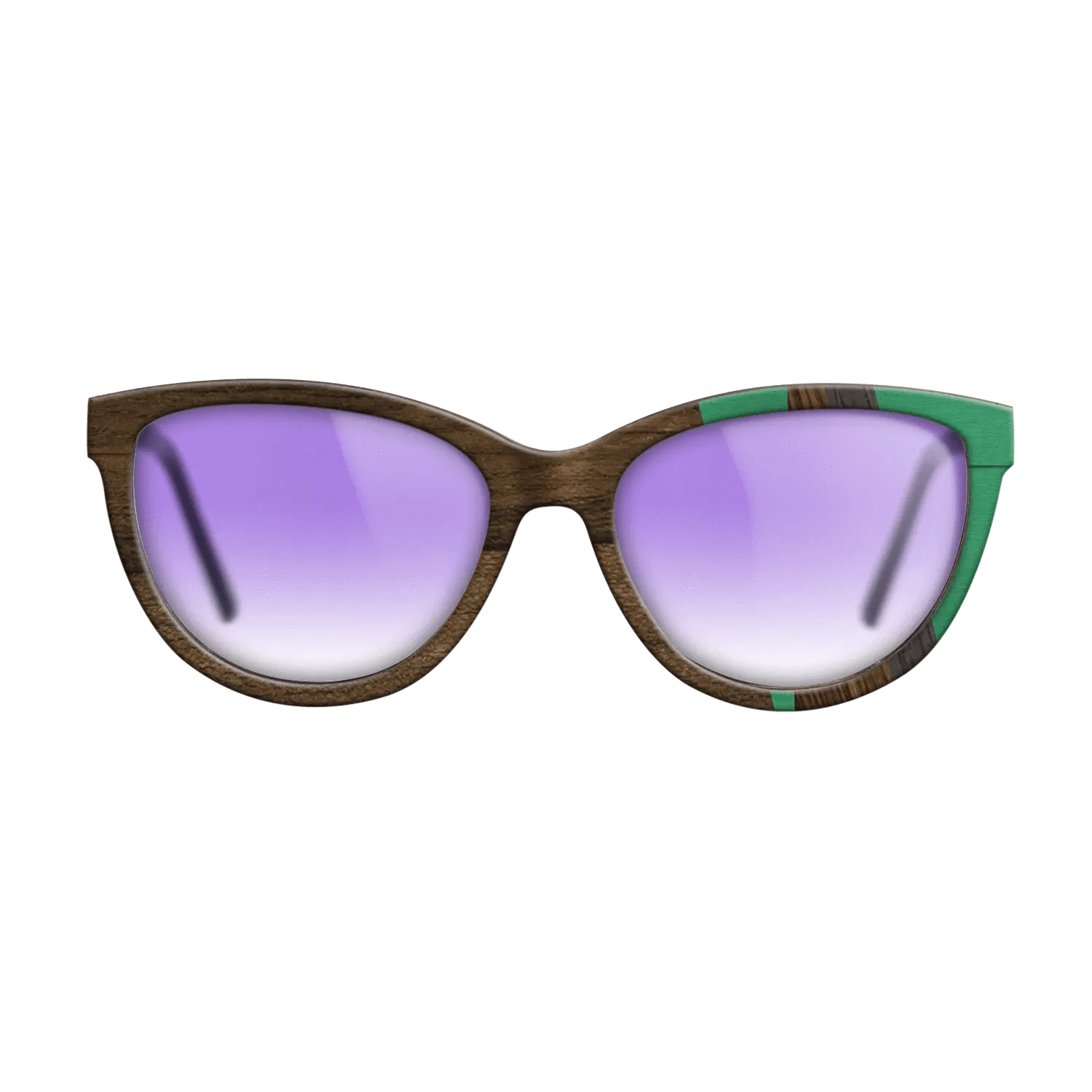 Ziricote Dark Quartered,Poplar Dyed: Green,Kingwood,Fumed Oak,Walnut: Straight Grain: Fractal - The Maiden - Cat - 1479 - SIRIS wood optic