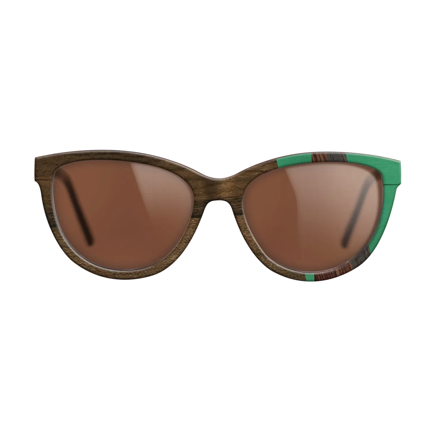 Ziricote Dark Quartered,Poplar Dyed: Green,Kingwood,Fumed Oak,Walnut: Straight Grain: Fractal - The Maiden - Cat - 1479 - SIRIS wood optic