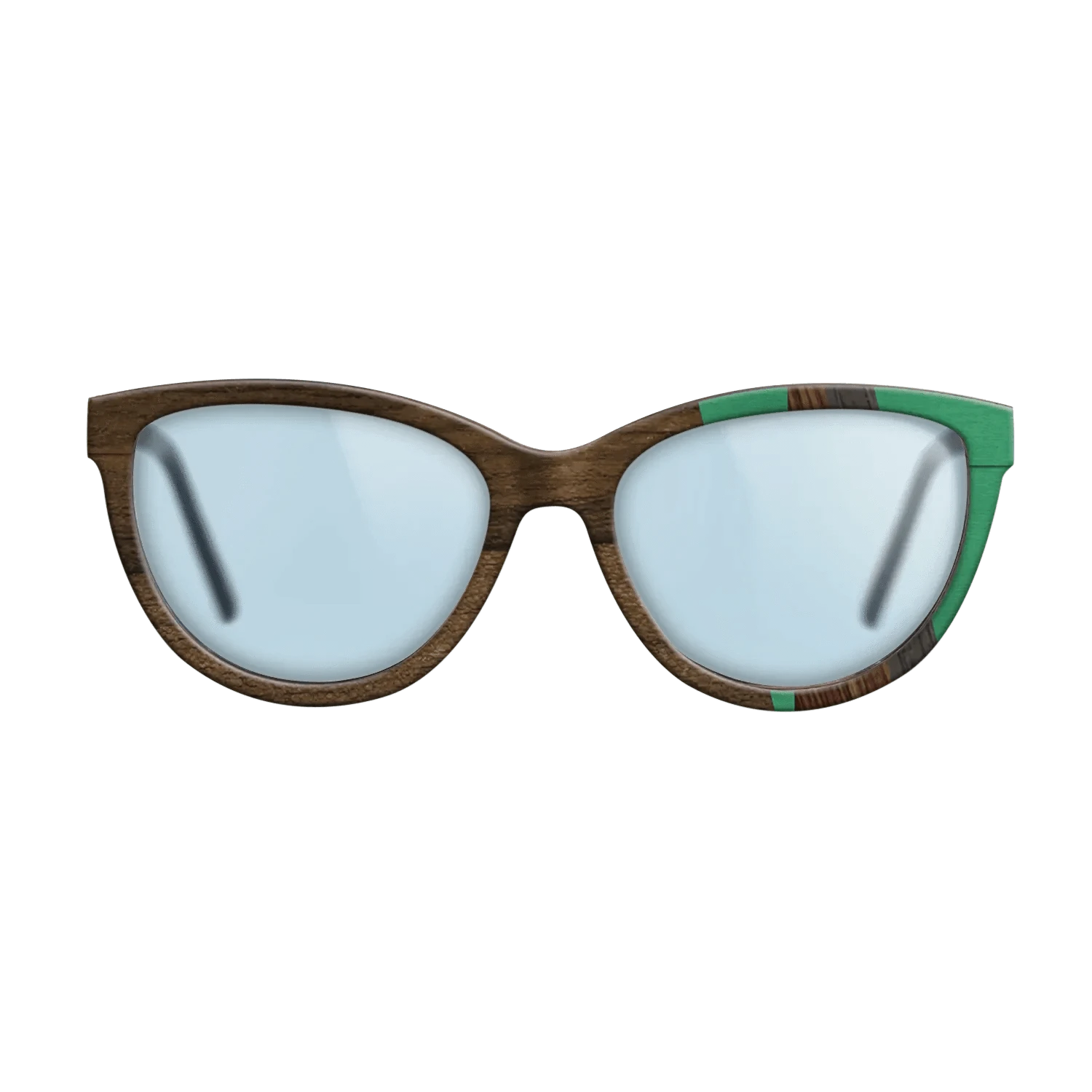 Ziricote Dark Quartered,Poplar Dyed: Green,Kingwood,Fumed Oak,Walnut: Straight Grain: Fractal - The Maiden - Cat - 1479 - SIRIS wood optic