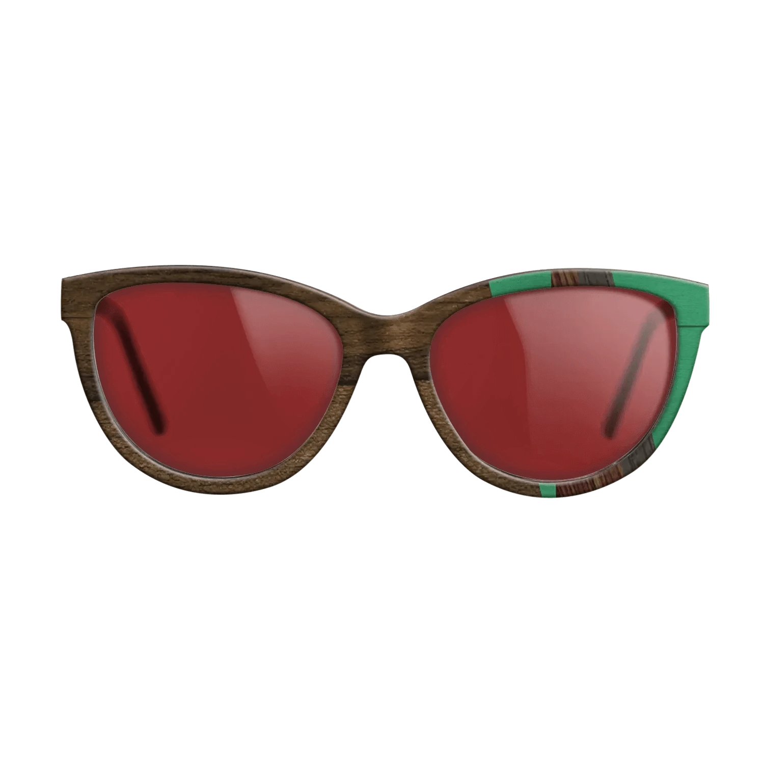 Ziricote Dark Quartered,Poplar Dyed: Green,Kingwood,Fumed Oak,Walnut: Straight Grain: Fractal - The Maiden - Cat - 1479 - SIRIS wood optic