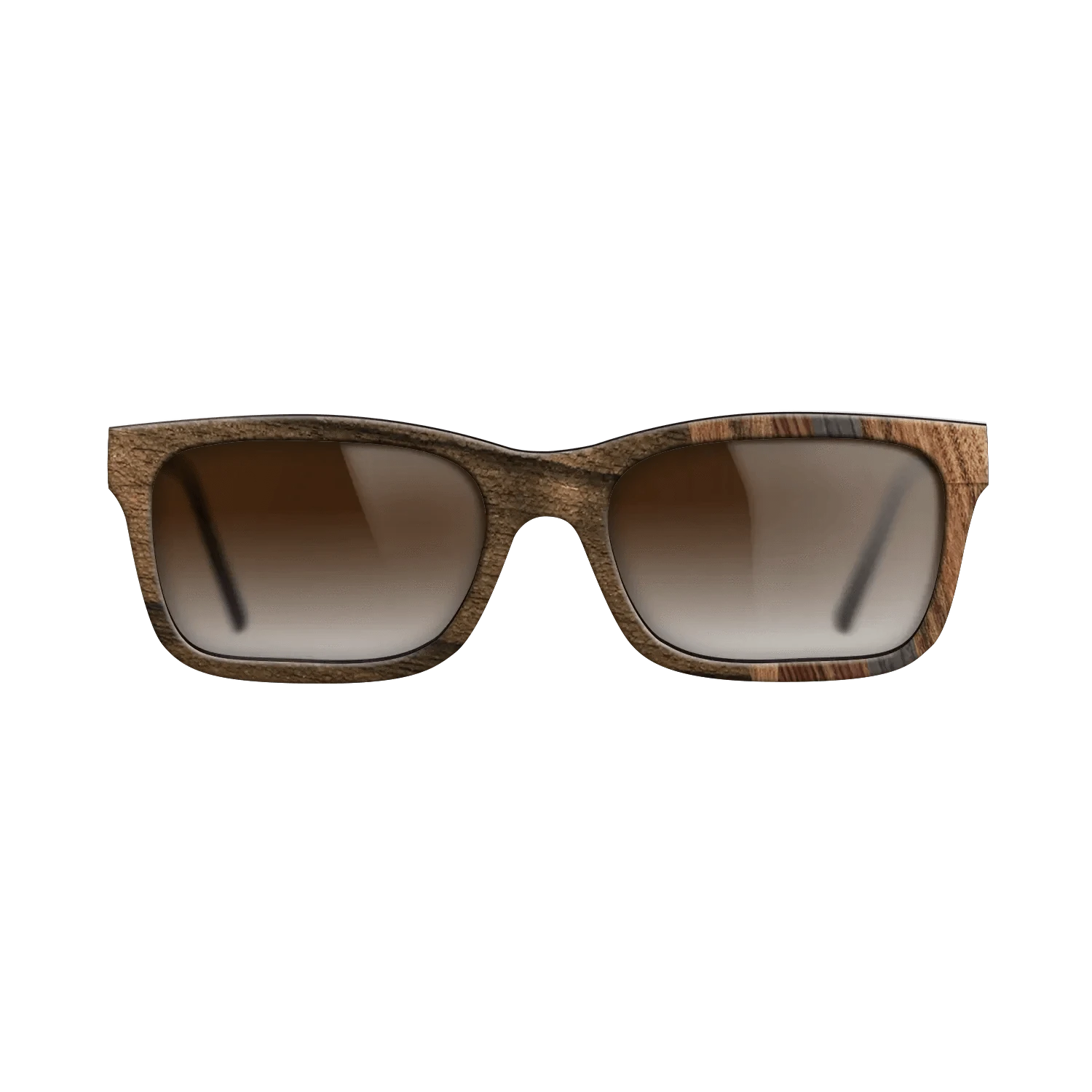 Ziricote Dark Quartered,Kingwood,Santos Rosewood Dark,Fumed Oak: Fractal - The Sage - Rectangle - 786 - SIRIS wood optic