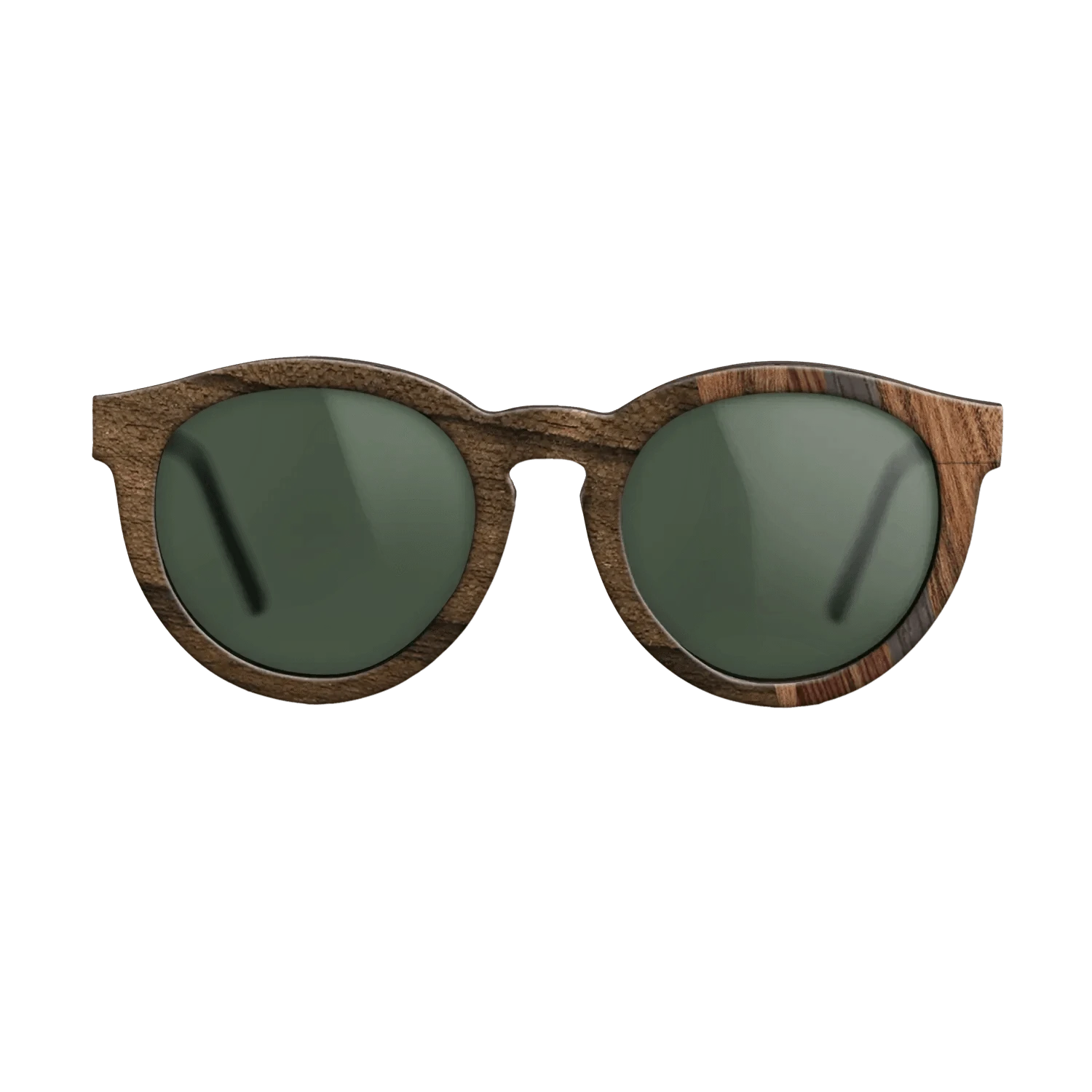 Ziricote Dark Quartered,Kingwood,Santos Rosewood Dark,Fumed Oak: Fractal - The Rebel - Round - 786 - SIRIS wood optic