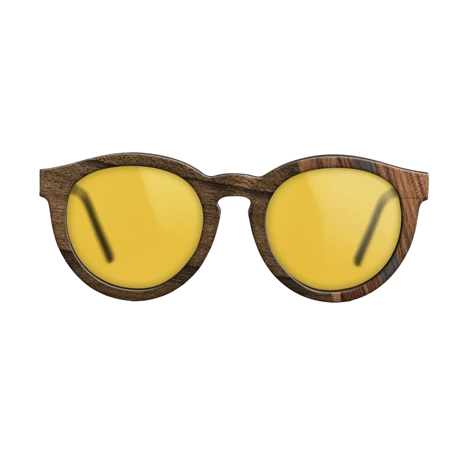 Ziricote Dark Quartered,Kingwood,Santos Rosewood Dark,Fumed Oak: Fractal - The Rebel - Round - 786 - SIRIS wood optic