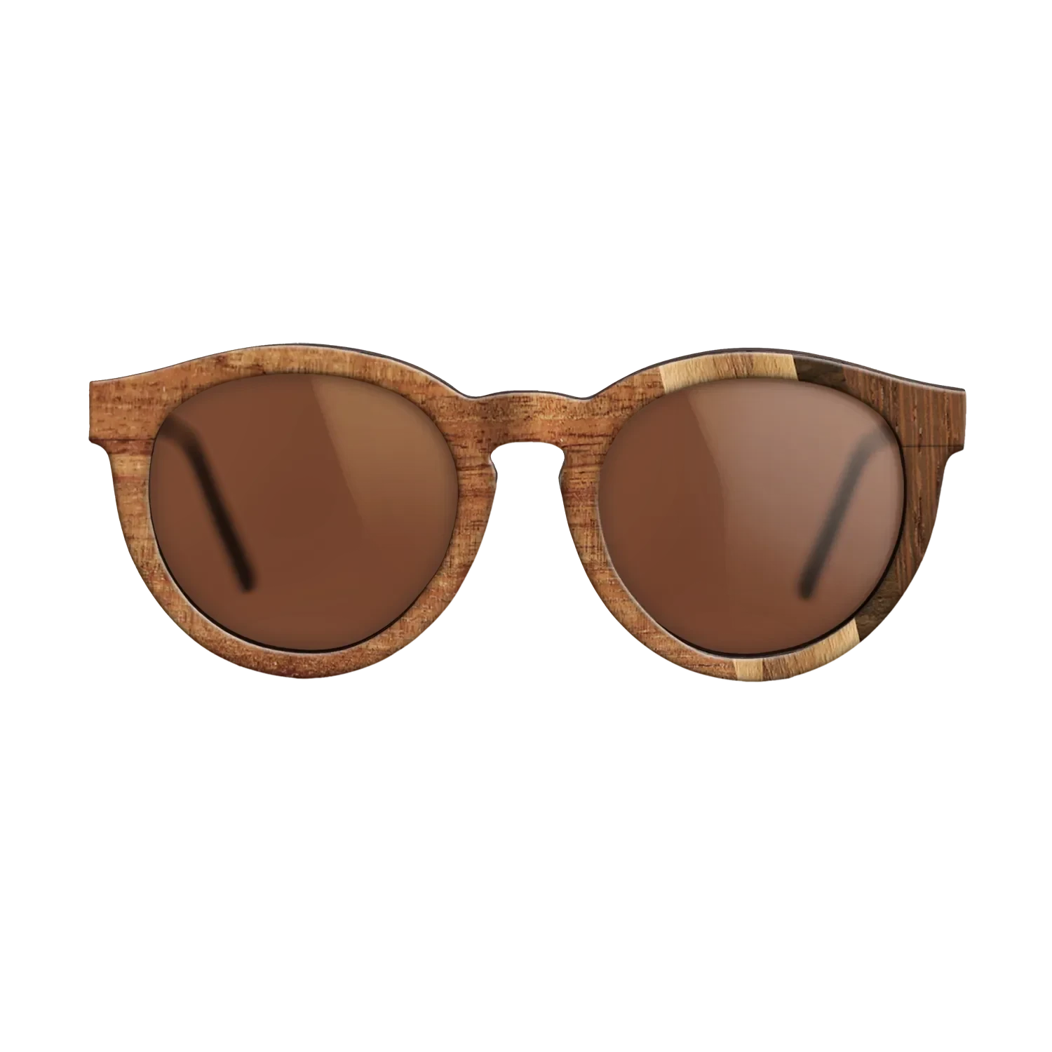 Koa,Wenge,Ziricote Dark Quartered,Fumed Oak,Royal White Ebony: Fractal - The Rebel - Round - 1100 - SIRIS wood optic