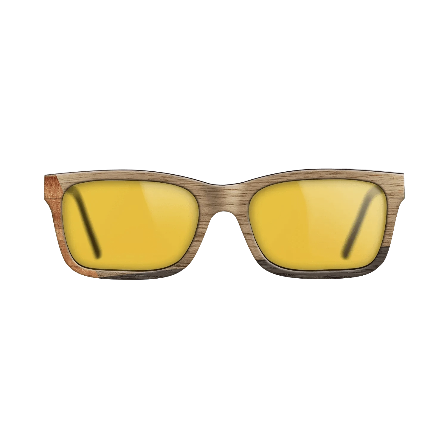 Koa,Walnut: Straight Grain,Fumed Oak: Angle Cut - The Sage - Rectangle - 1352 - SIRIS wood optic