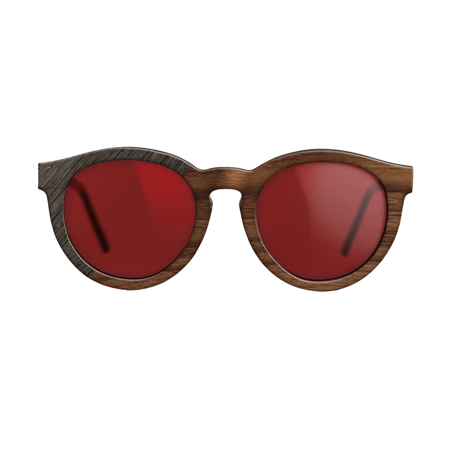 Wenge,Fumed Oak,Walnut Claro Dark,Walnut: Straight Grain: Angle Cut - The Rebel - Round - 1767 - SIRIS wood optic