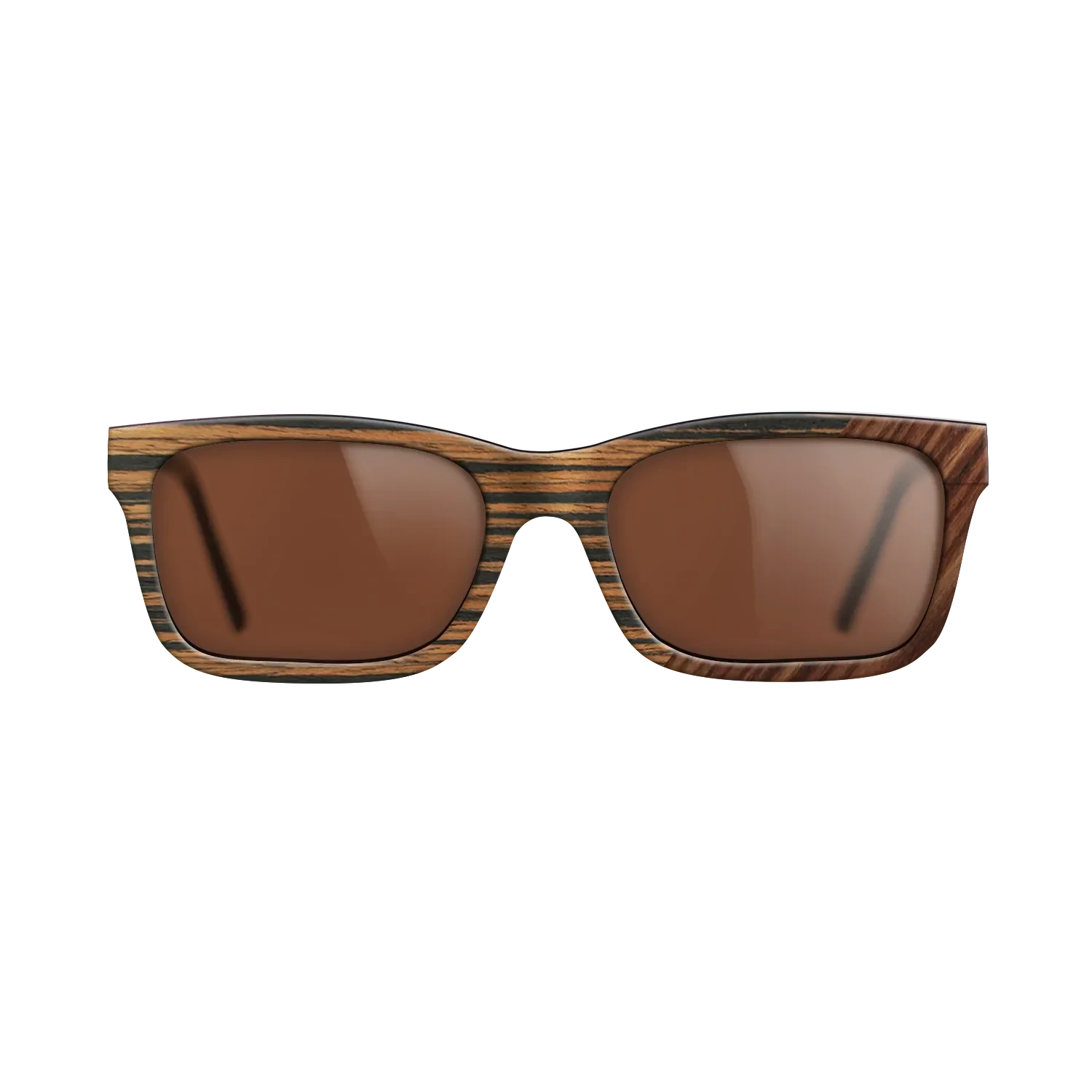 Ziricote Dark Quartered,Italian Ebony,Santos Rosewood Dark: Angle Cut - The Sage - Rectangle - 1925 - SIRIS wood optic