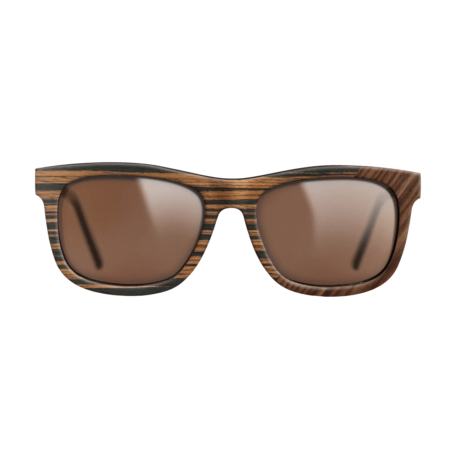 Ziricote Dark Quartered,Italian Ebony,Santos Rosewood Dark: Angle Cut - The Hero - Square - 1925 - SIRIS wood optic