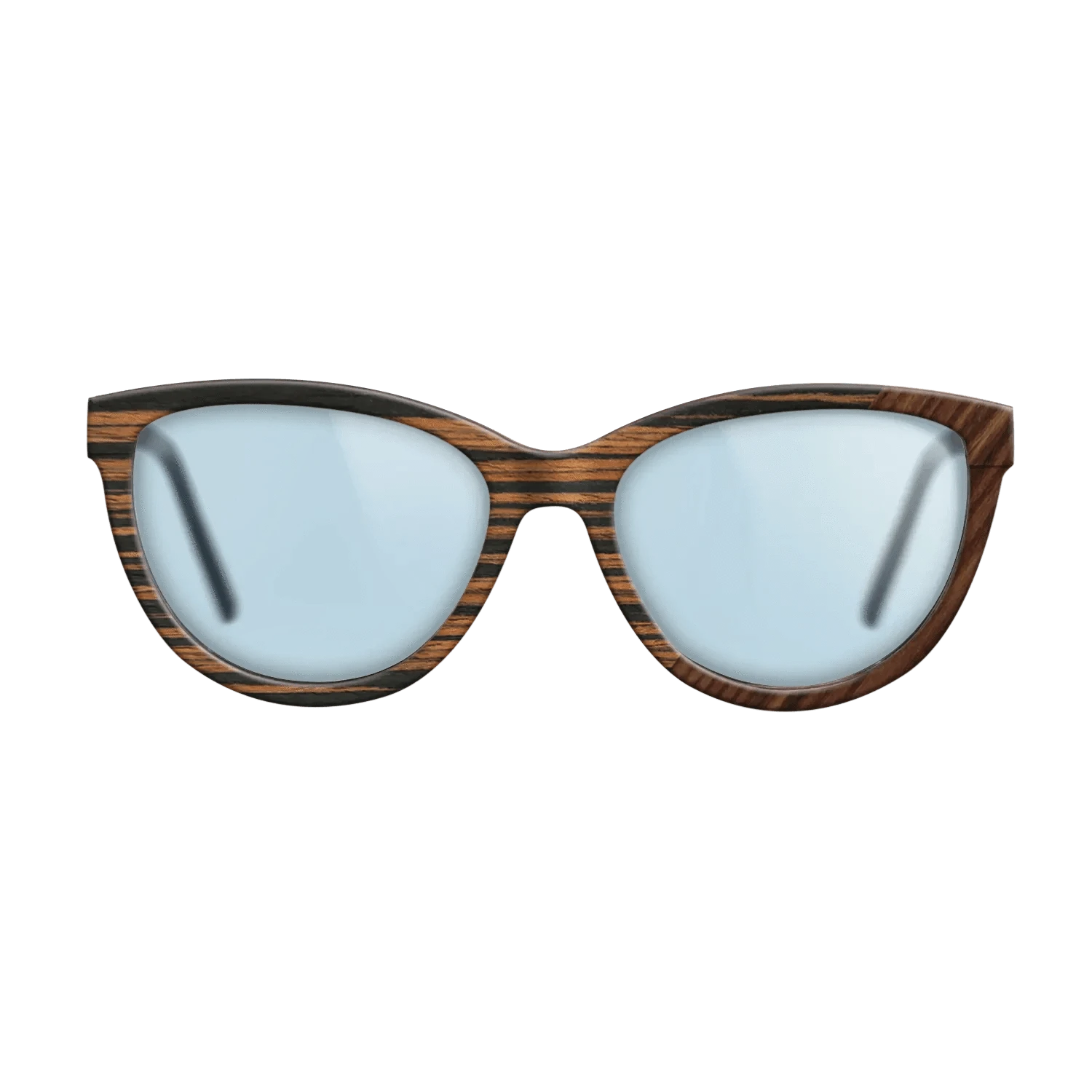 Ziricote Dark Quartered,Italian Ebony,Santos Rosewood Dark: Angle Cut - The Maiden - Cat - 1925 - SIRIS wood optic