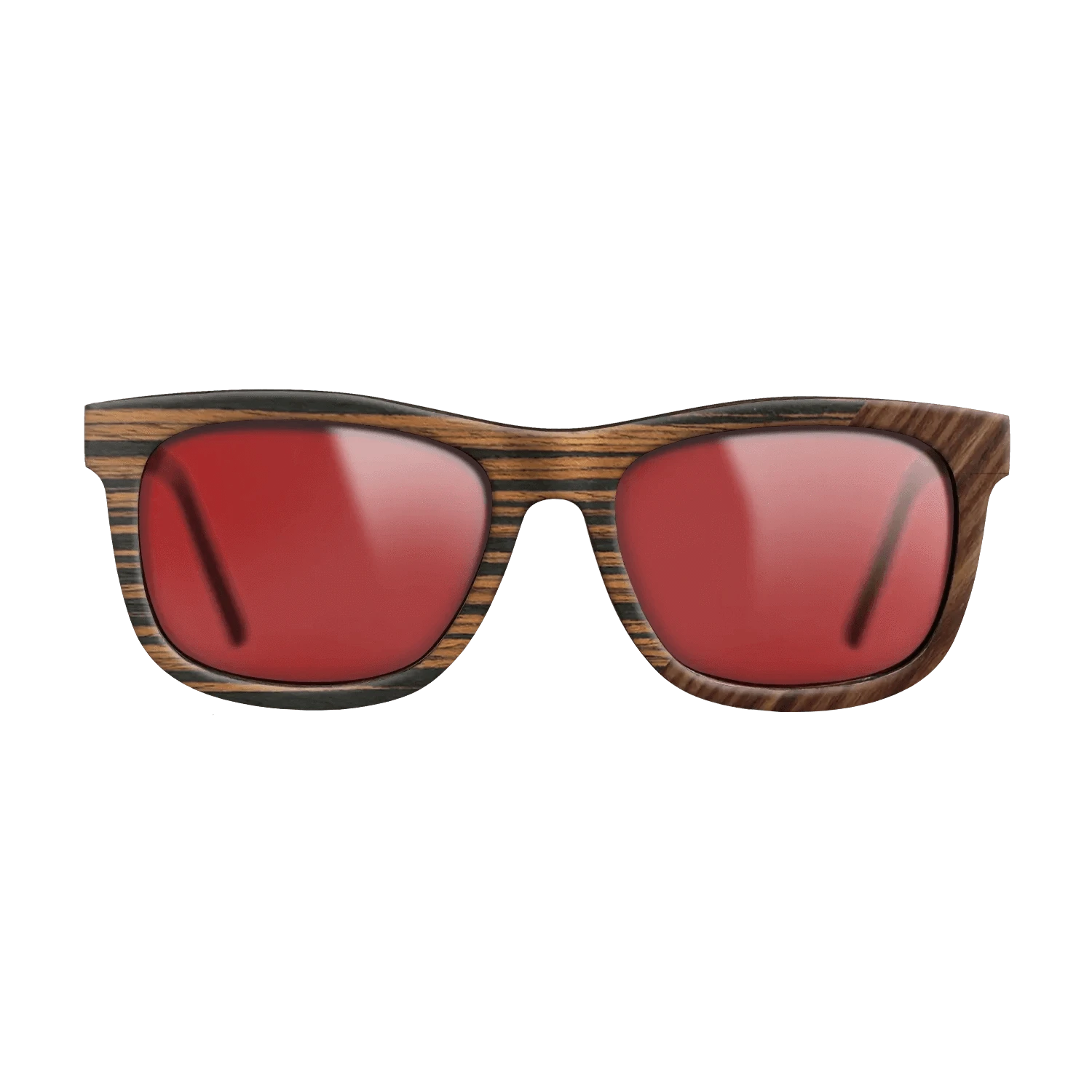 Ziricote Dark Quartered,Italian Ebony,Santos Rosewood Dark: Angle Cut - The Hero - Square - 1925 - SIRIS wood optic