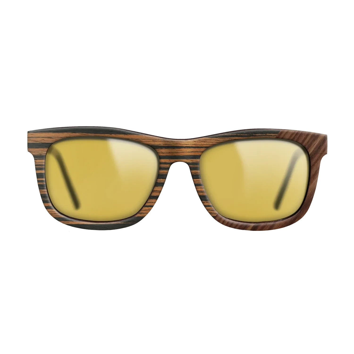 Ziricote Dark Quartered,Italian Ebony,Santos Rosewood Dark: Angle Cut - The Hero - Square - 1925 - SIRIS wood optic