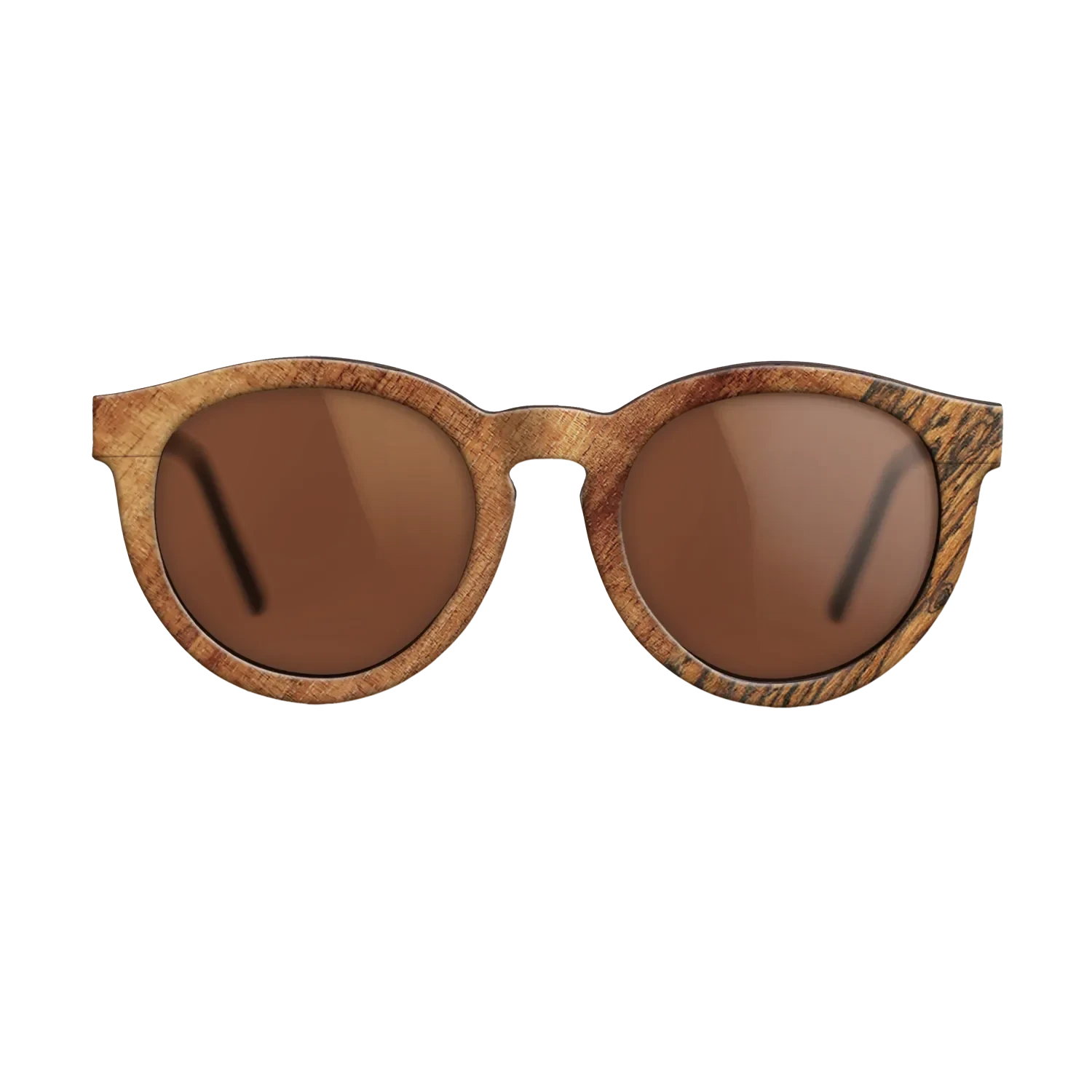 Wenge,Bocote,Koa: Angle Cut - The Rebel - Round - 685 - SIRIS wood optic