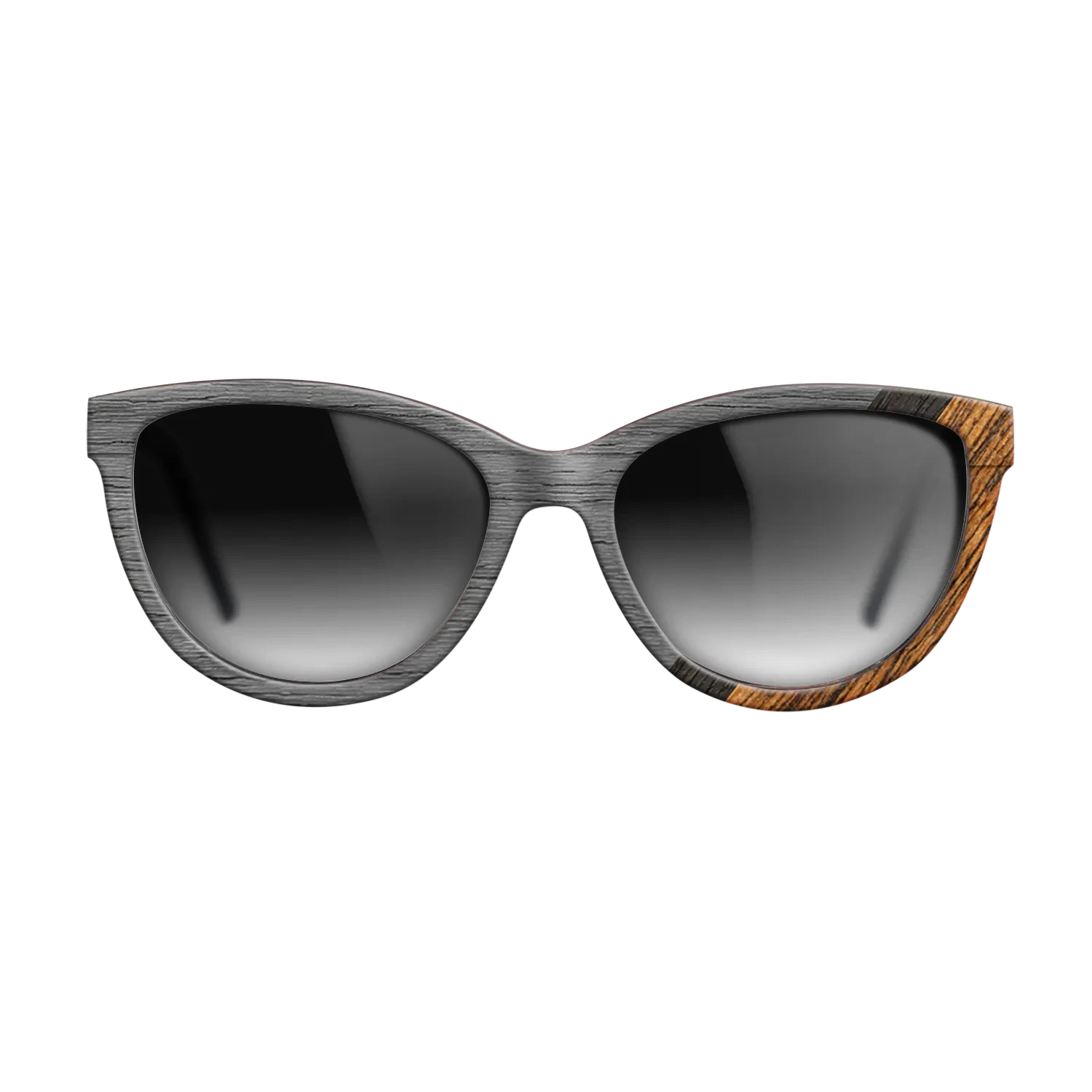 Wenge,Poplar Dyed: Grey,Fumed Oak,Bocote: Angle Cut - The Maiden - Cat - 928 - SIRIS wood optic