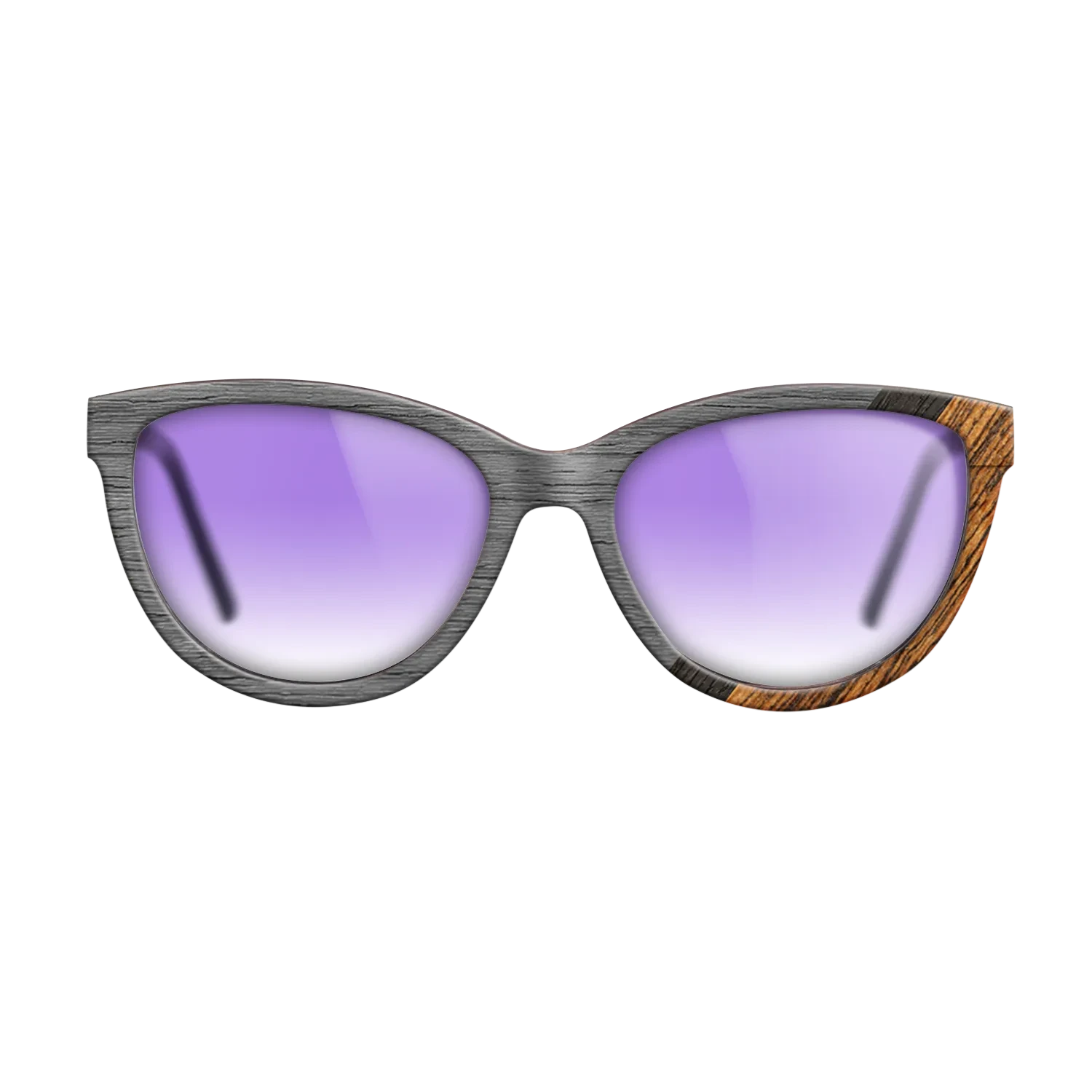 Wenge,Poplar Dyed: Grey,Fumed Oak,Bocote: Angle Cut - The Maiden - Cat - 928 - SIRIS wood optic