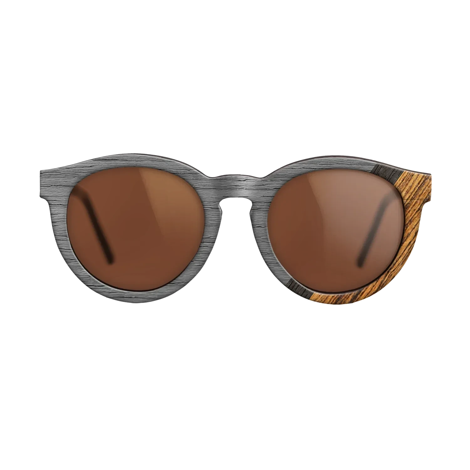 Wenge,Poplar Dyed: Grey,Fumed Oak,Bocote: Angle Cut - The Rebel - Round - 928 - SIRIS wood optic