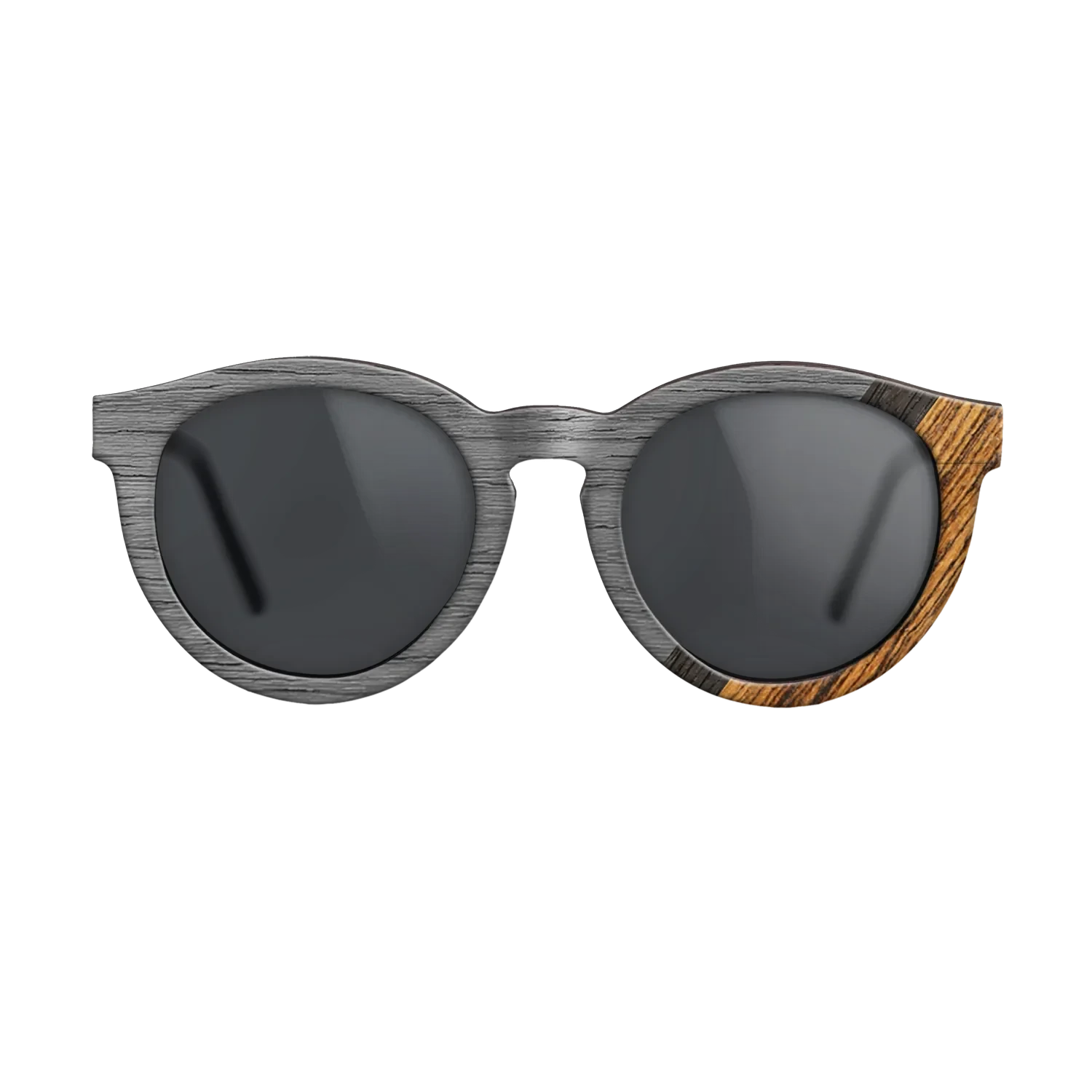 Wenge,Poplar Dyed: Grey,Fumed Oak,Bocote: Angle Cut - The Rebel - Round - 928 - SIRIS wood optic