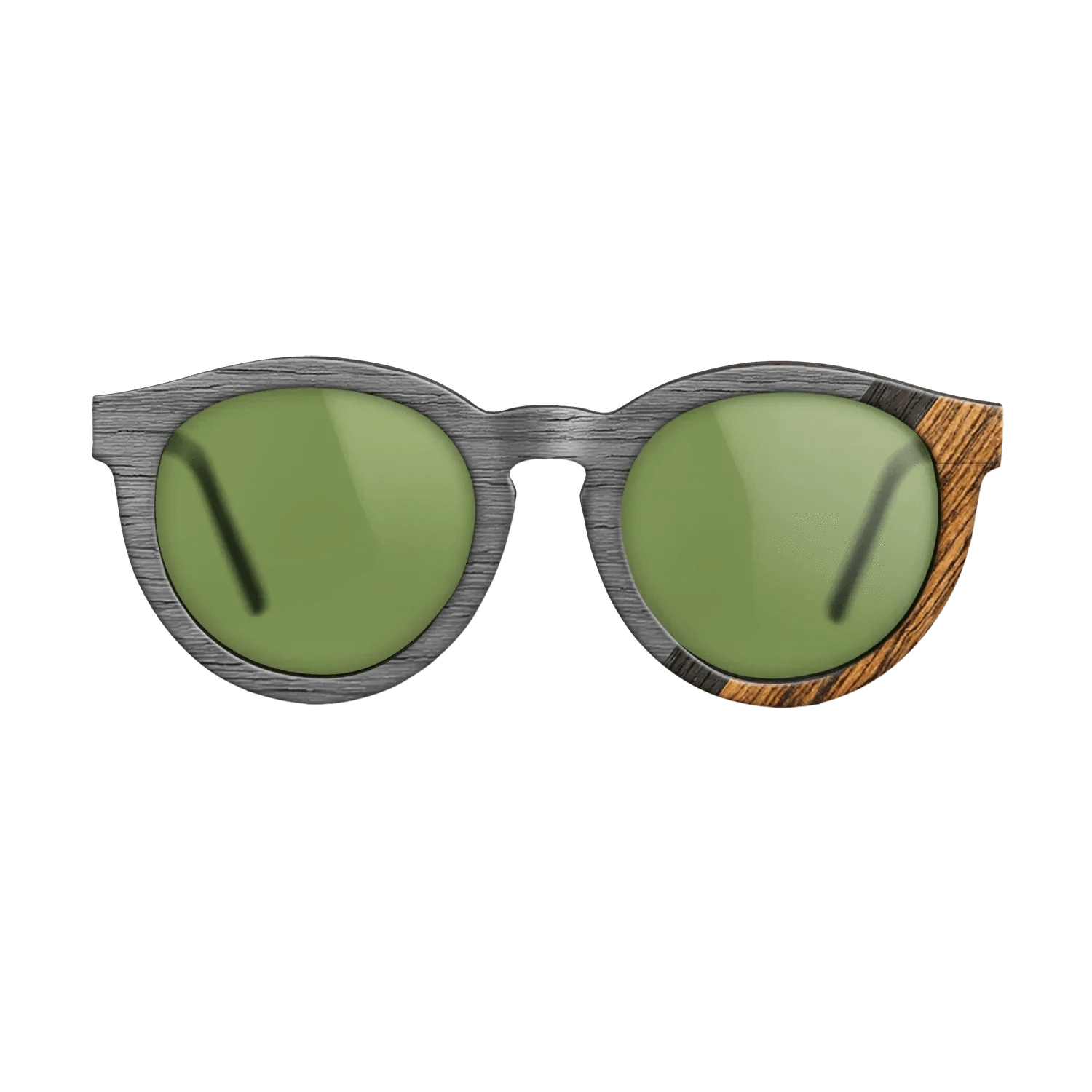 Wenge,Poplar Dyed: Grey,Fumed Oak,Bocote: Angle Cut - The Rebel - Round - 928 - SIRIS wood optic