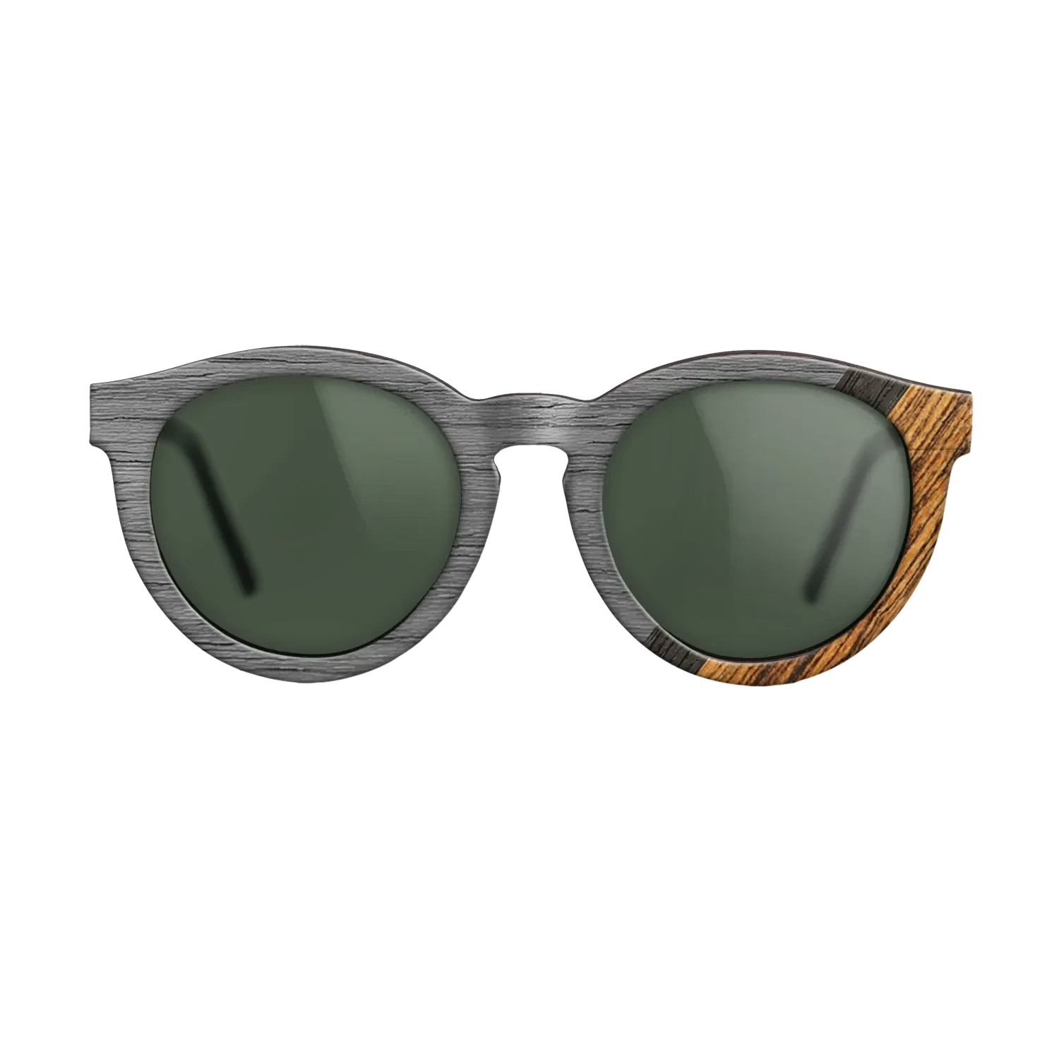 Wenge,Poplar Dyed: Grey,Fumed Oak,Bocote: Angle Cut - The Rebel - Round - 928 - SIRIS wood optic