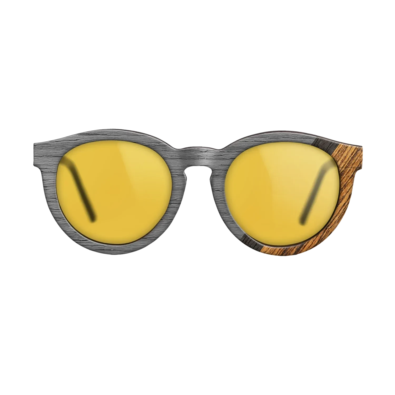 Wenge,Poplar Dyed: Grey,Fumed Oak,Bocote: Angle Cut - The Rebel - Round - 928 - SIRIS wood optic