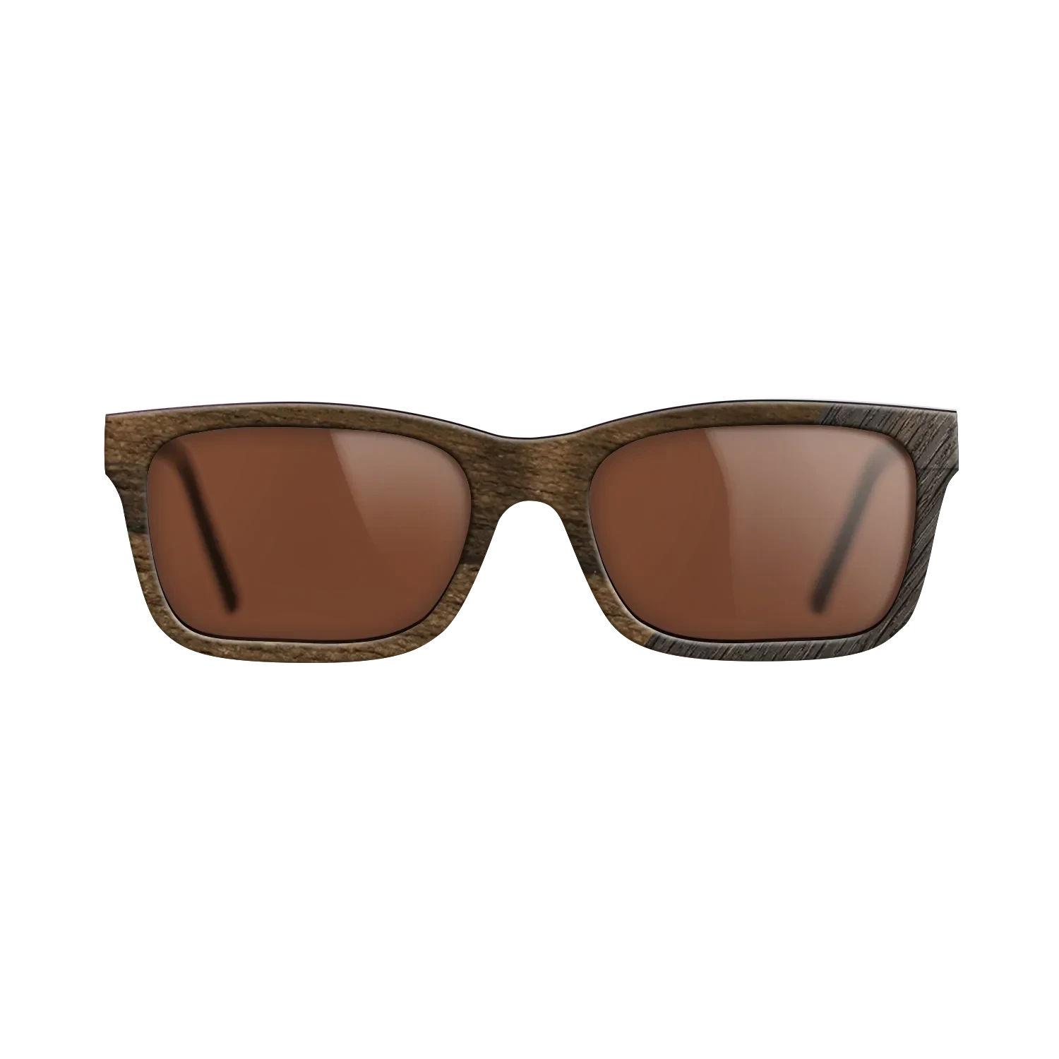 Italian Ebony,Ziricote Dark Quartered,Fumed Oak: Angle Cut - The Sage - Rectangle - 1641 - SIRIS wood optic