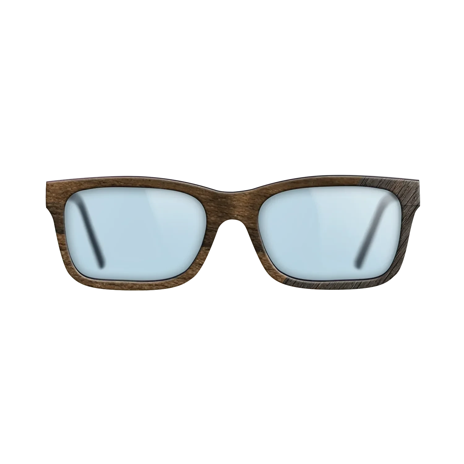 Italian Ebony,Ziricote Dark Quartered,Fumed Oak: Angle Cut - The Sage - Rectangle - 1641 - SIRIS wood optic