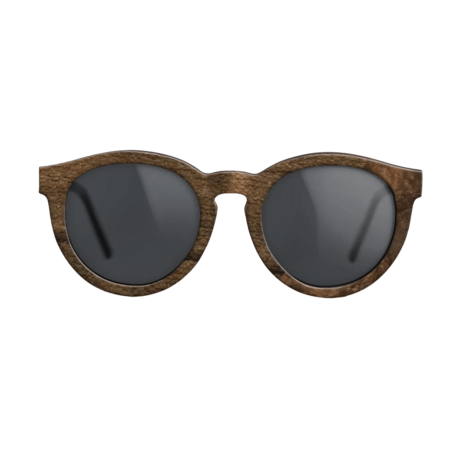 Italian Ebony,Ziricote Dark Quartered,Walnut Burl: Angle Cut - The Rebel - Round - 1216 - SIRIS wood optic