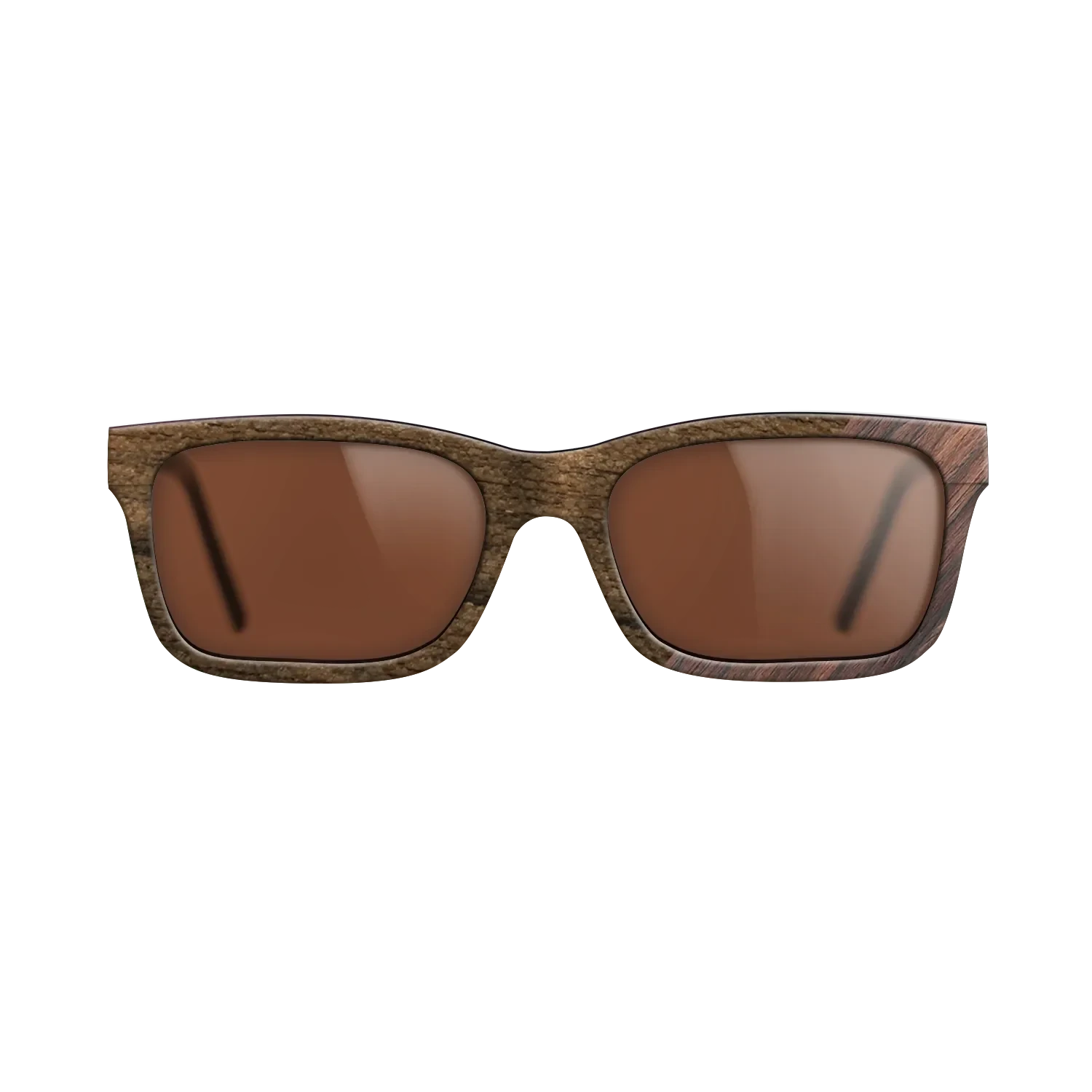 Ziricote Dark Quartered,Rosewood Reconstituted: Angle Cut - The Sage - Rectangle - 804 - SIRIS wood optic