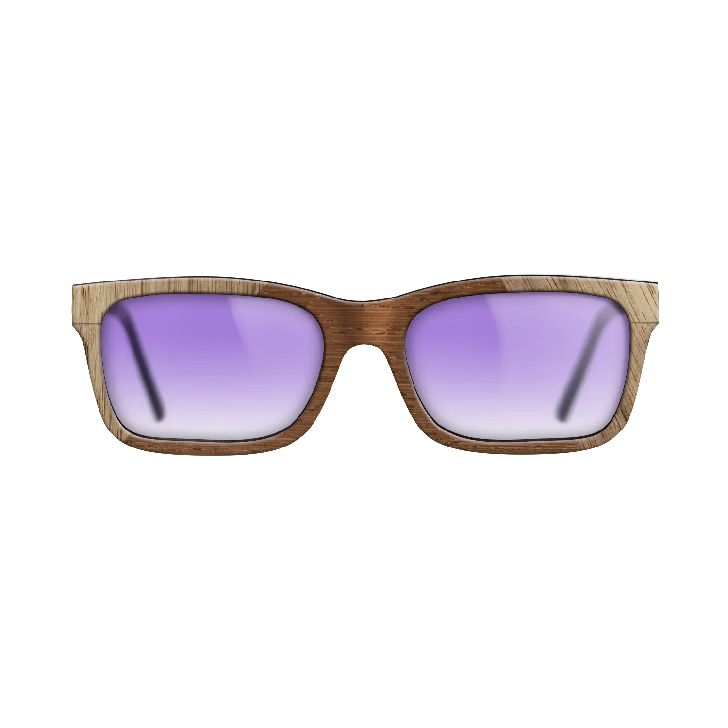 Wenge,Walnut: Straight Grain: Angle Cut - The Sage - Rectangle - 743 - SIRIS wood optic