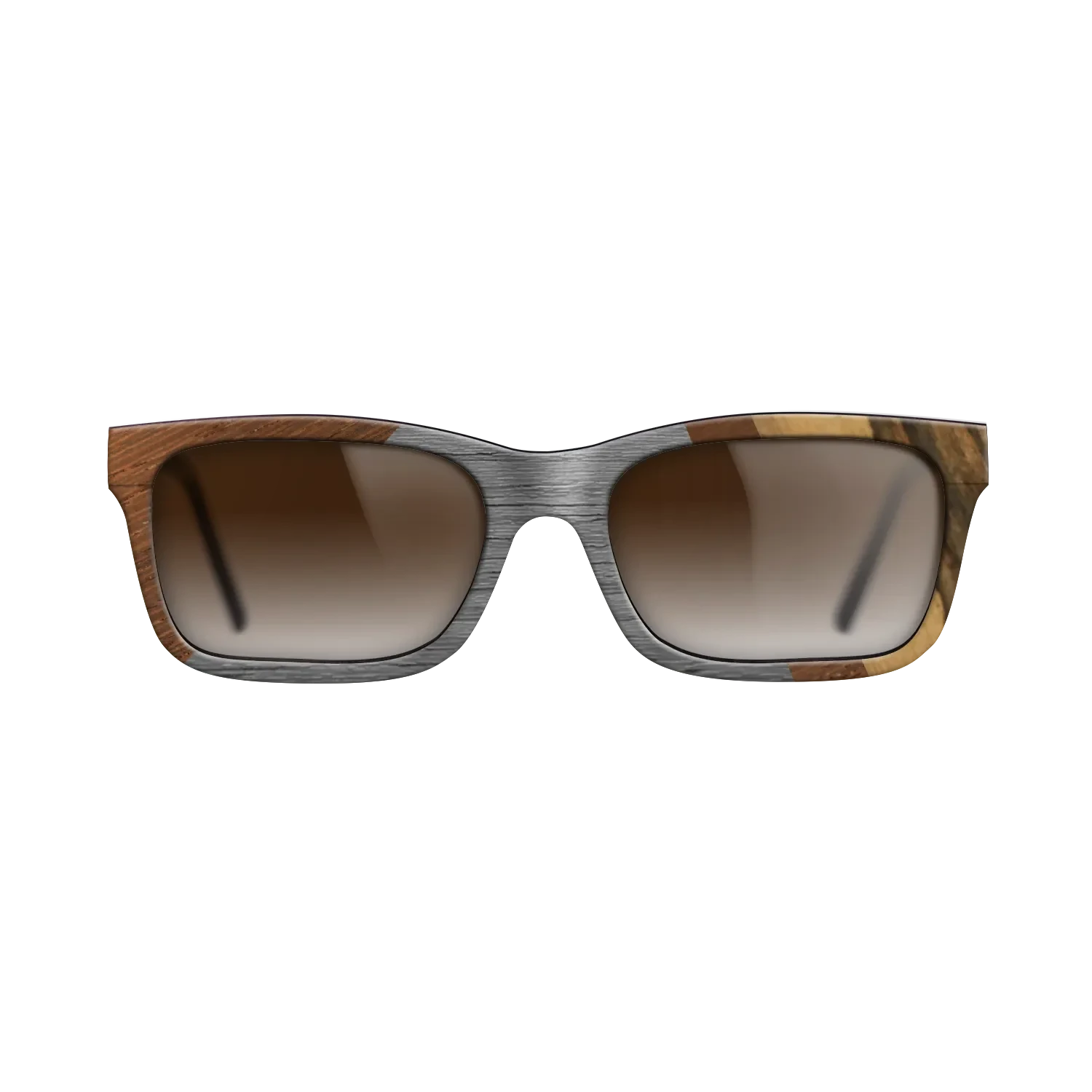 Walnut: Straight Grain,Poplar Dyed: Grey,Wenge,Ziricote Dark Quartered,Royal White Ebony: Angle Cut - The Sage - Rectangle - 990 - SIRIS wood optic