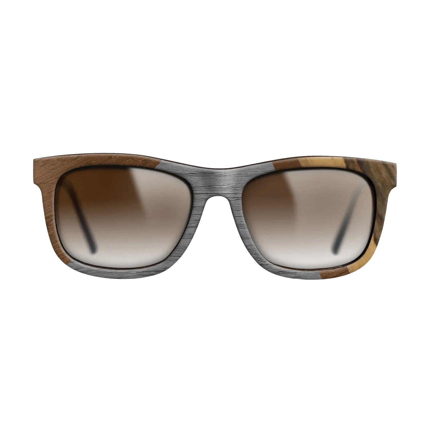 Walnut: Straight Grain,Poplar Dyed: Grey,Wenge,Ziricote Dark Quartered,Royal White Ebony: Angle Cut - The Hero - Square - 990 - SIRIS wood optic