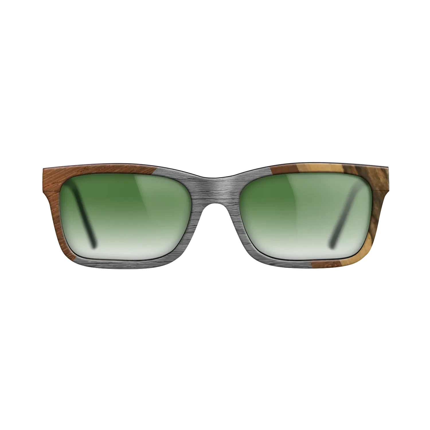Walnut: Straight Grain,Poplar Dyed: Grey,Wenge,Ziricote Dark Quartered,Royal White Ebony: Angle Cut - The Sage - Rectangle - 990 - SIRIS wood optic