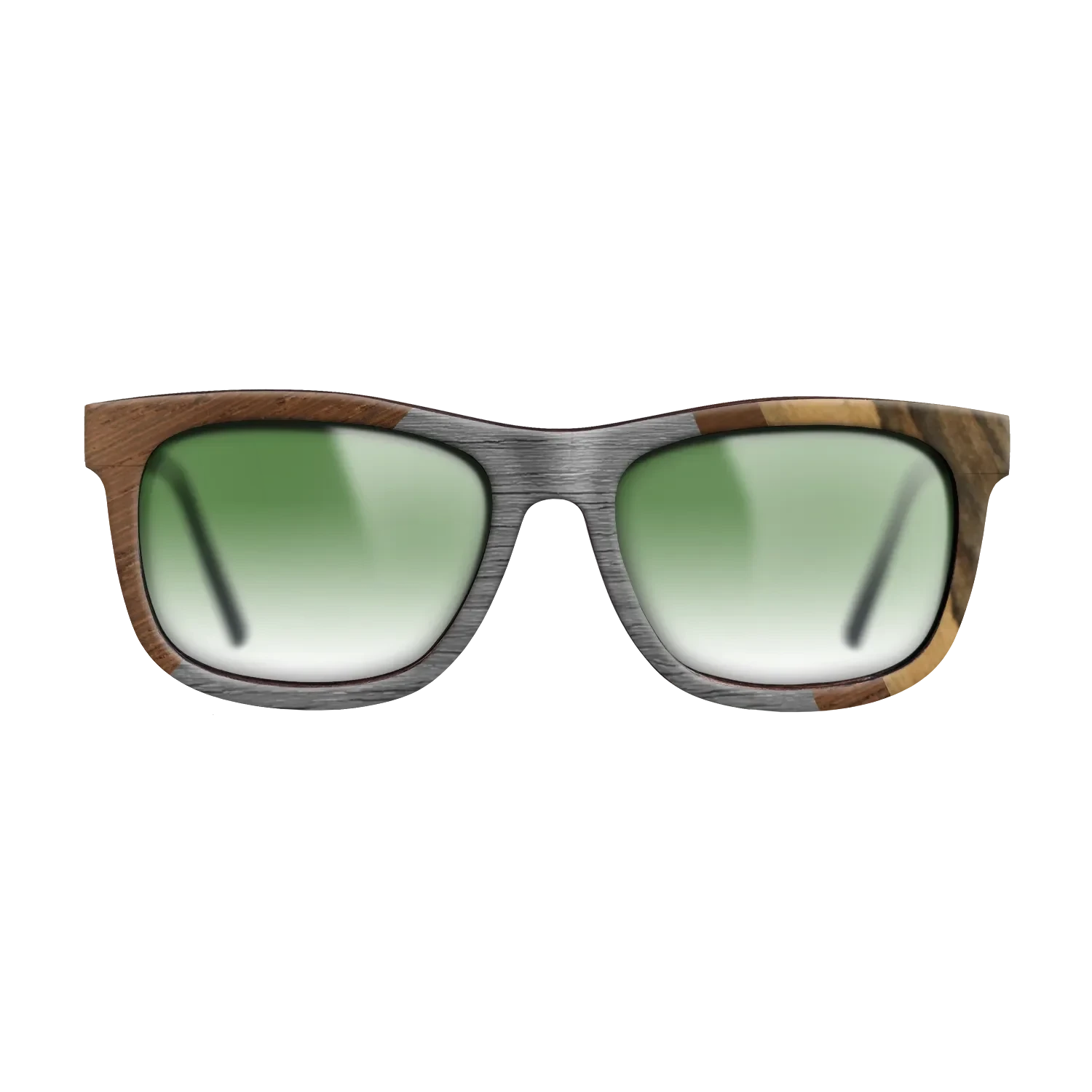 Walnut: Straight Grain,Poplar Dyed: Grey,Wenge,Ziricote Dark Quartered,Royal White Ebony: Angle Cut - The Hero - Square - 990 - SIRIS wood optic