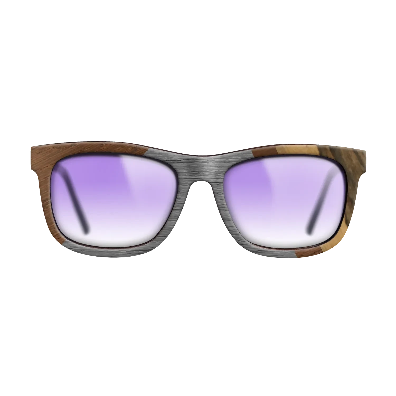 Walnut: Straight Grain,Poplar Dyed: Grey,Wenge,Ziricote Dark Quartered,Royal White Ebony: Angle Cut - The Hero - Square - 990 - SIRIS wood optic