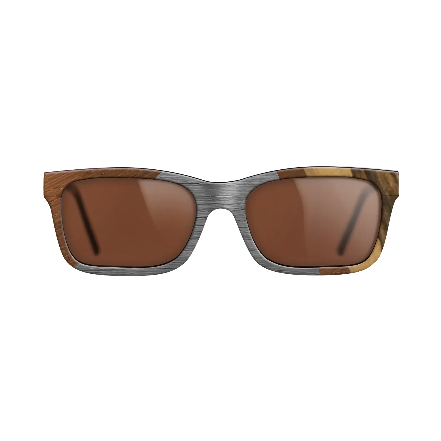 Walnut: Straight Grain,Poplar Dyed: Grey,Wenge,Ziricote Dark Quartered,Royal White Ebony: Angle Cut - The Sage - Rectangle - 990 - SIRIS wood optic
